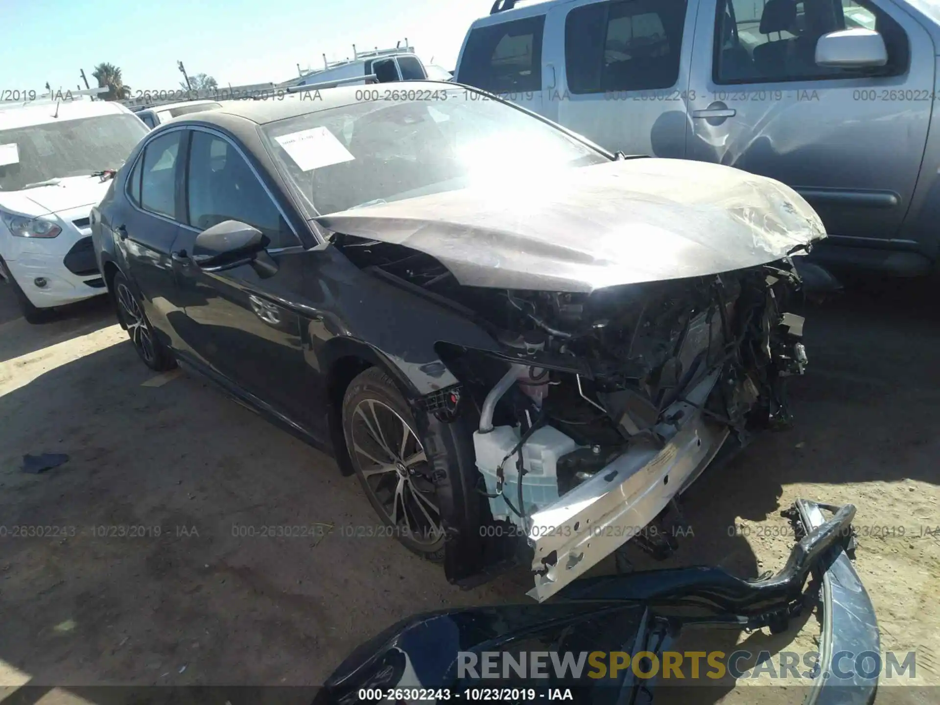 1 Photograph of a damaged car 4T1B11HKXKU771624 TOYOTA CAMRY 2019