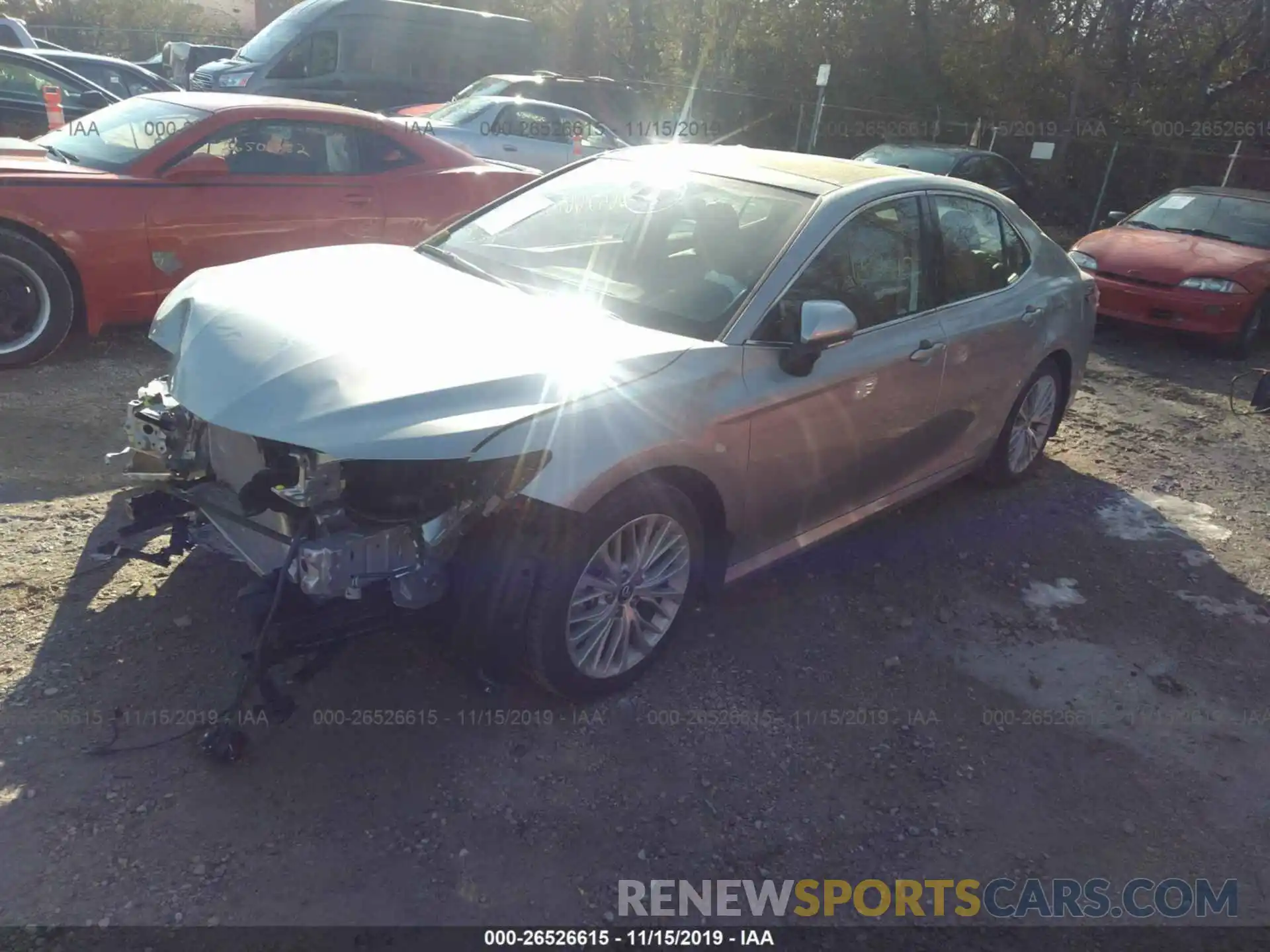 2 Photograph of a damaged car 4T1B11HKXKU771753 TOYOTA CAMRY 2019