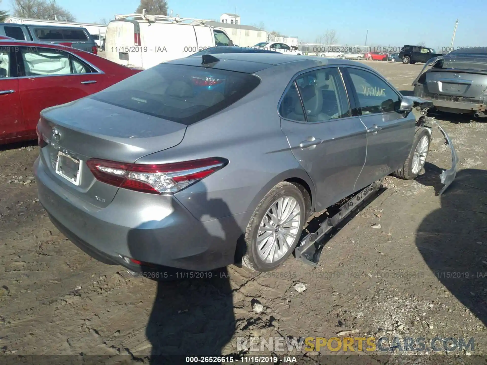 4 Фотография поврежденного автомобиля 4T1B11HKXKU771753 TOYOTA CAMRY 2019