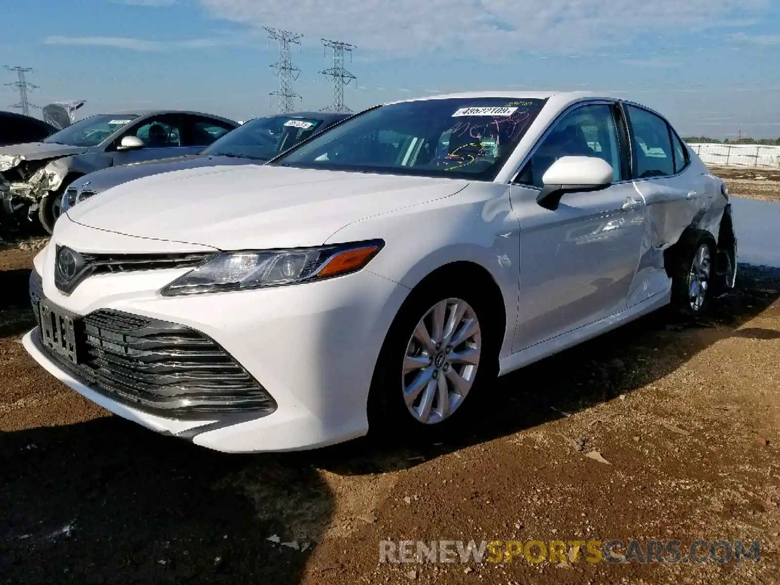 2 Photograph of a damaged car 4T1B11HKXKU774622 TOYOTA CAMRY 2019