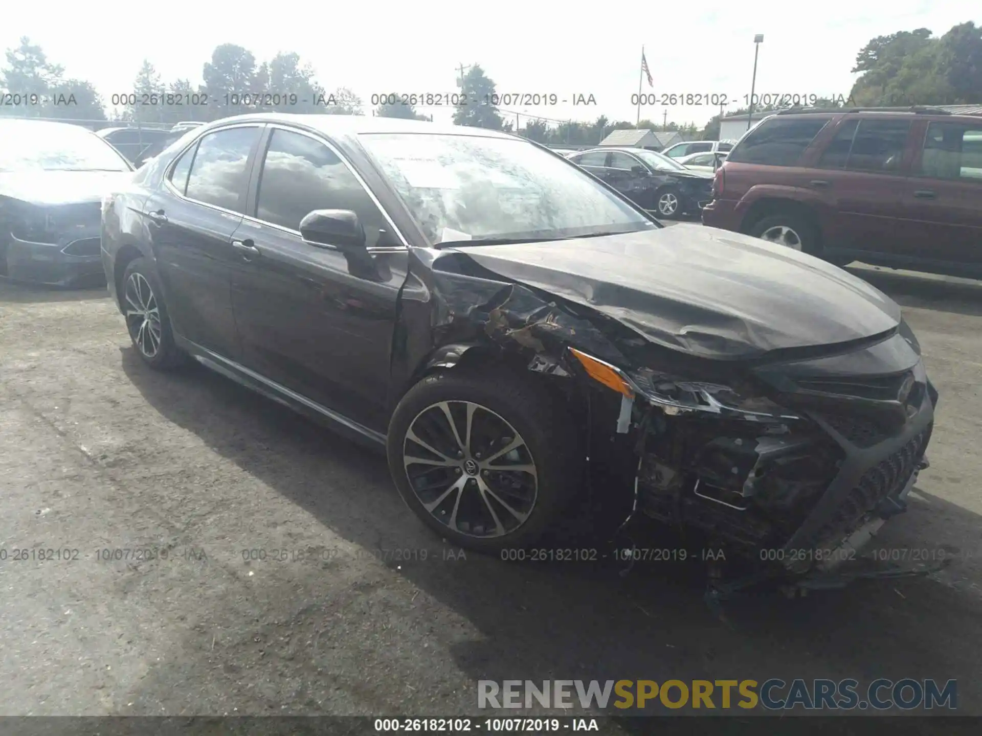 1 Photograph of a damaged car 4T1B11HKXKU776936 TOYOTA CAMRY 2019