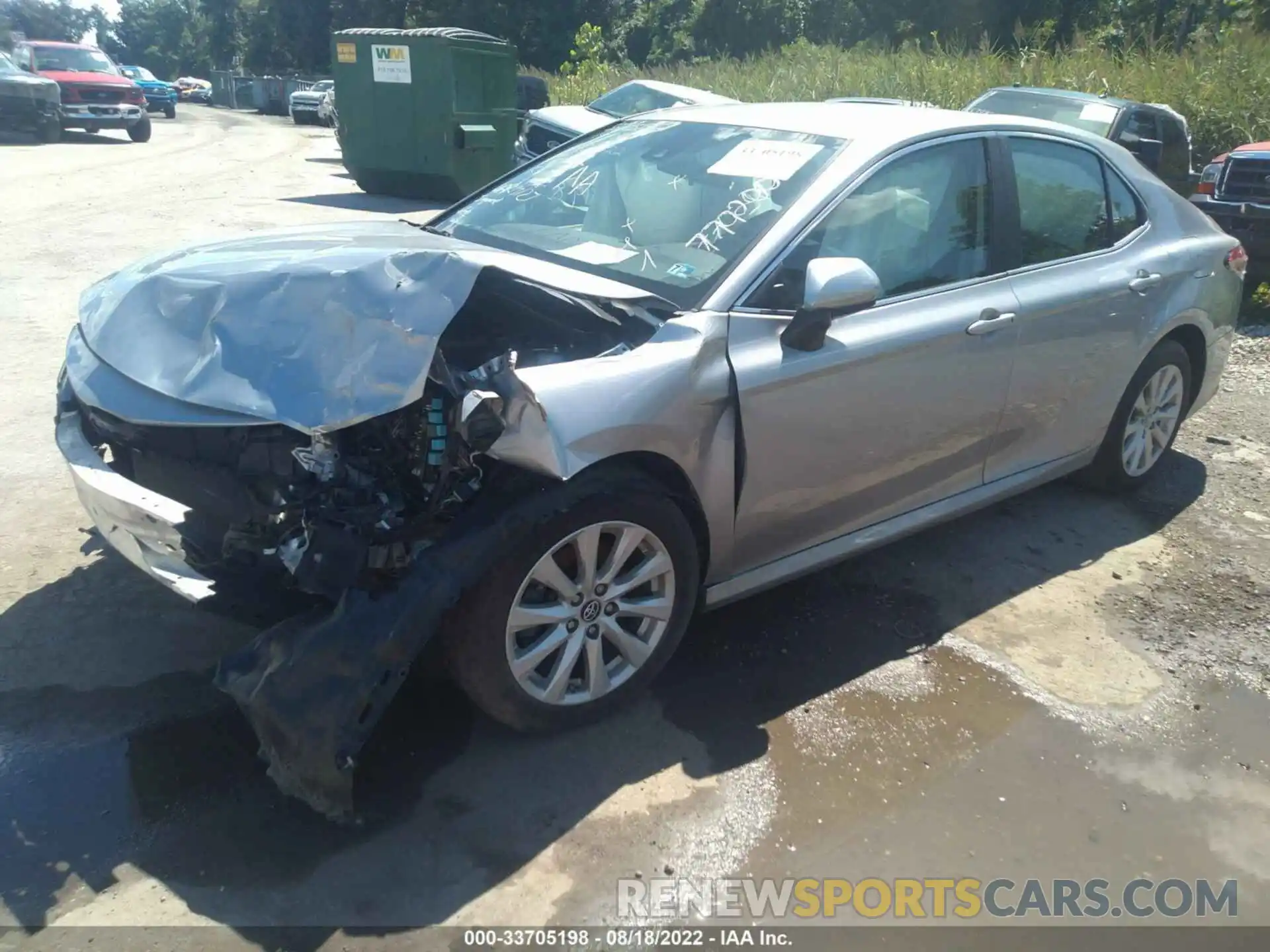 2 Photograph of a damaged car 4T1B11HKXKU777200 TOYOTA CAMRY 2019