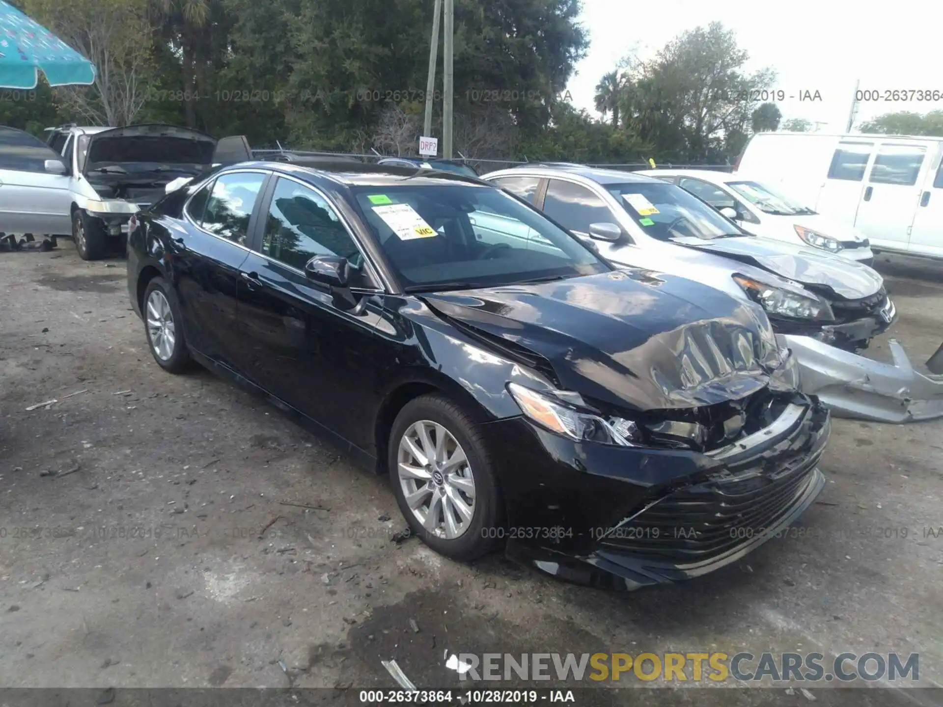 1 Photograph of a damaged car 4T1B11HKXKU777309 TOYOTA CAMRY 2019