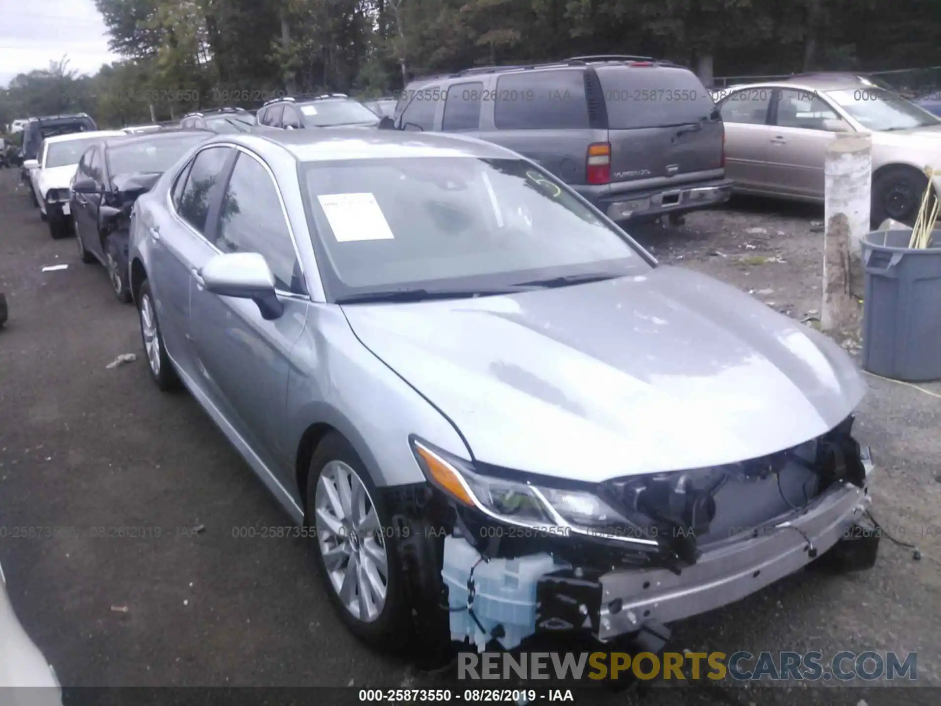 1 Photograph of a damaged car 4T1B11HKXKU778041 TOYOTA CAMRY 2019