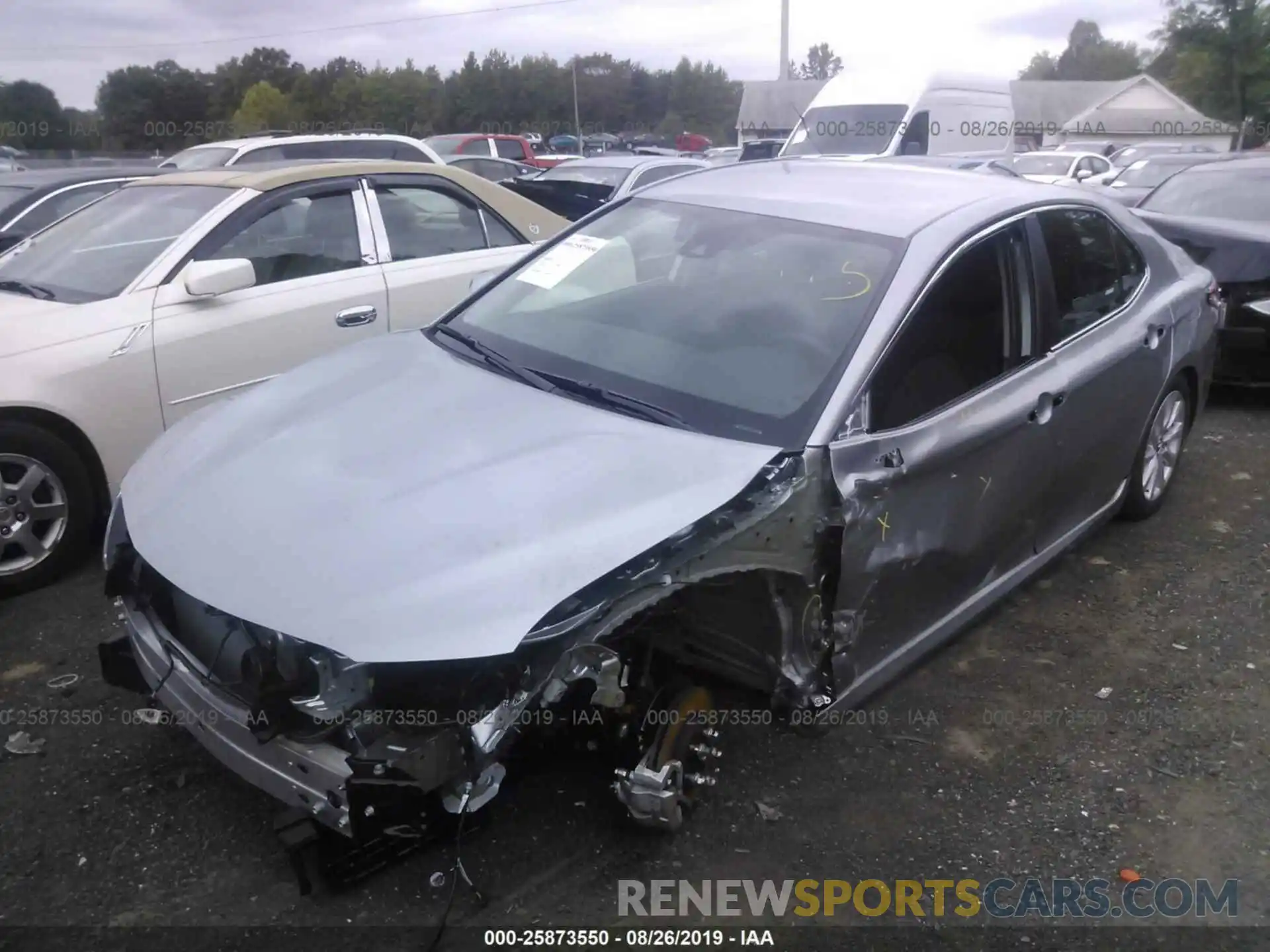 2 Photograph of a damaged car 4T1B11HKXKU778041 TOYOTA CAMRY 2019