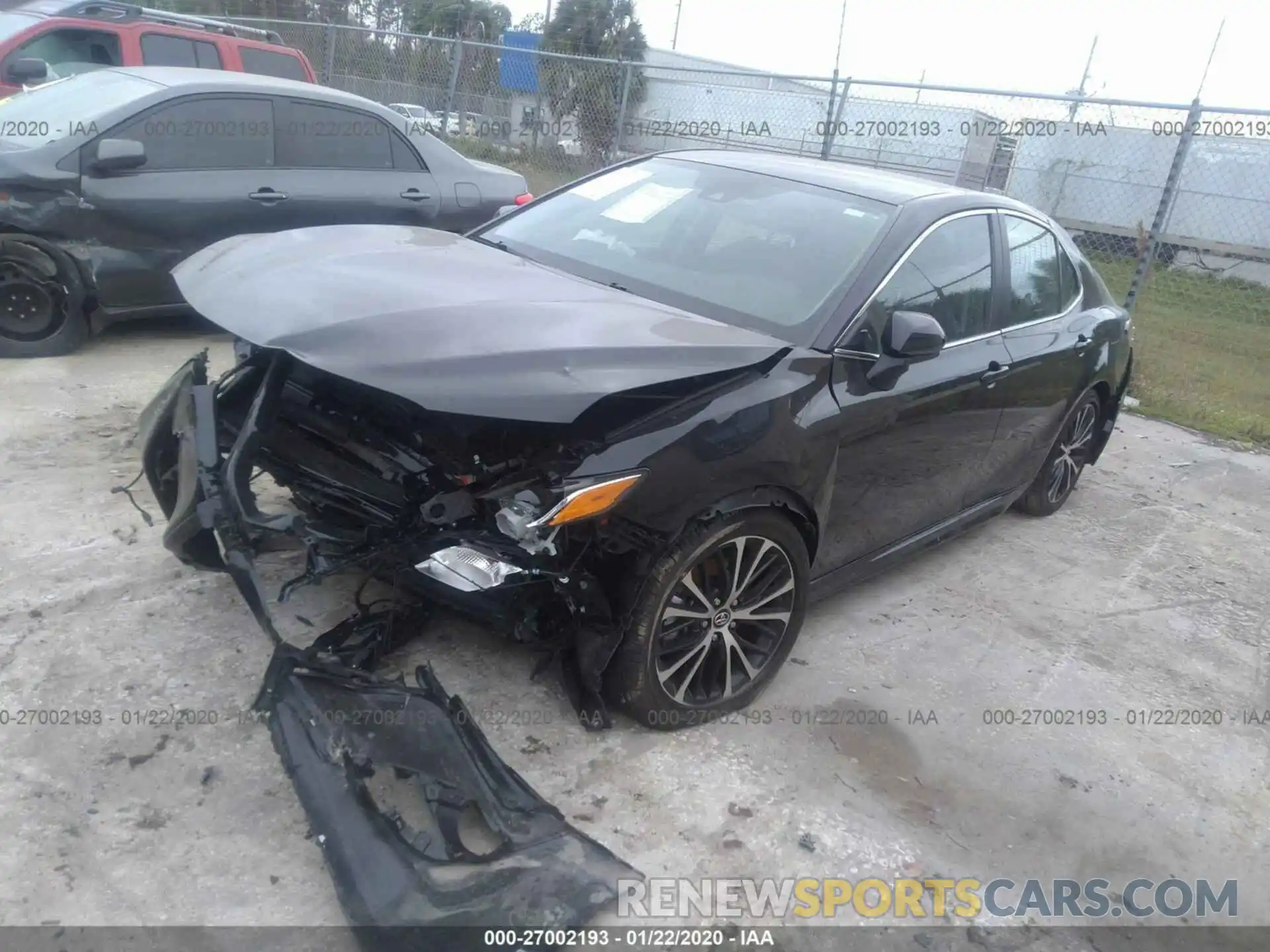 2 Photograph of a damaged car 4T1B11HKXKU779383 TOYOTA CAMRY 2019