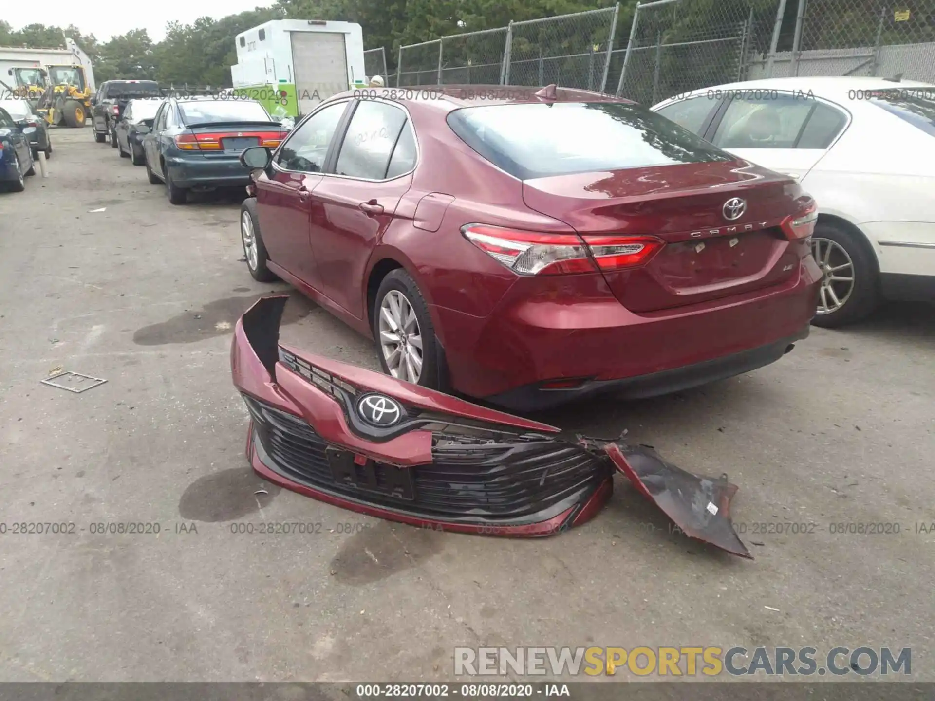 3 Photograph of a damaged car 4T1B11HKXKU780730 TOYOTA CAMRY 2019