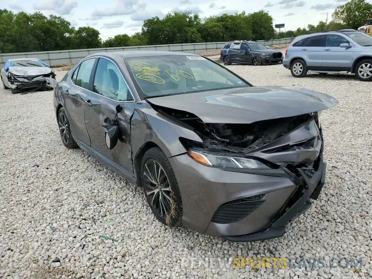 1 Photograph of a damaged car 4T1B11HKXKU783546 TOYOTA CAMRY 2019