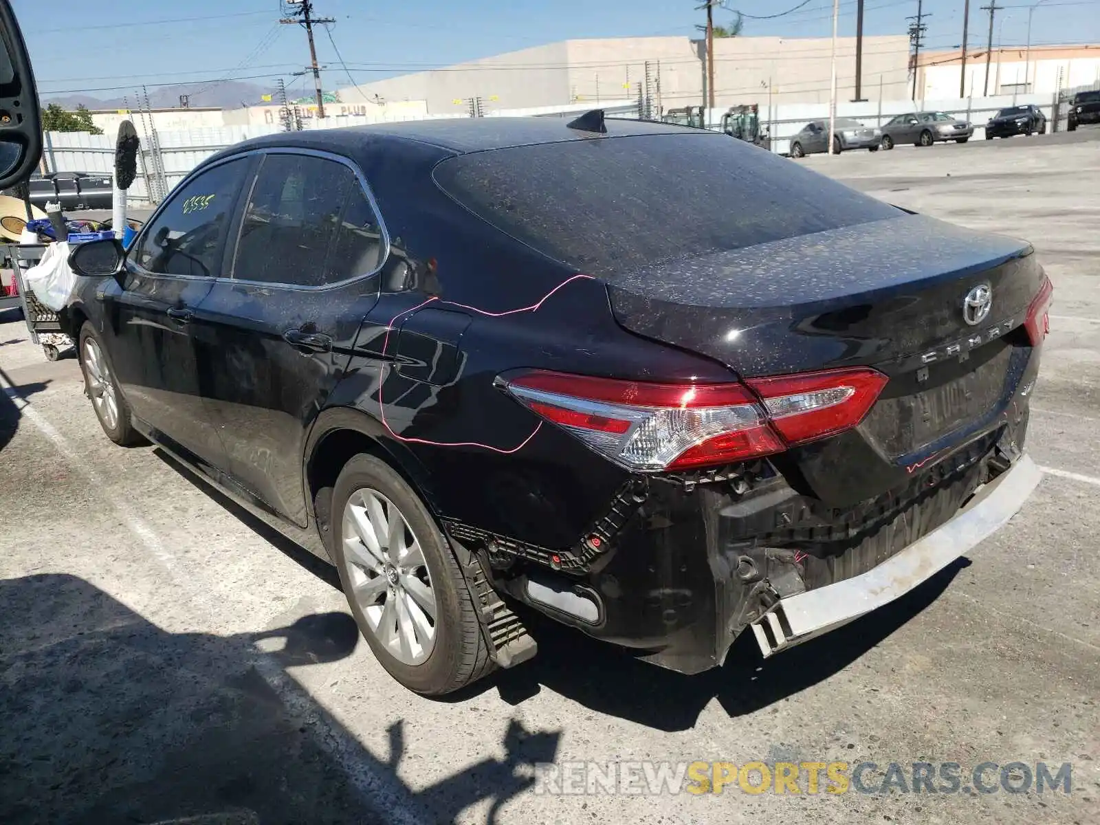 3 Photograph of a damaged car 4T1B11HKXKU784387 TOYOTA CAMRY 2019