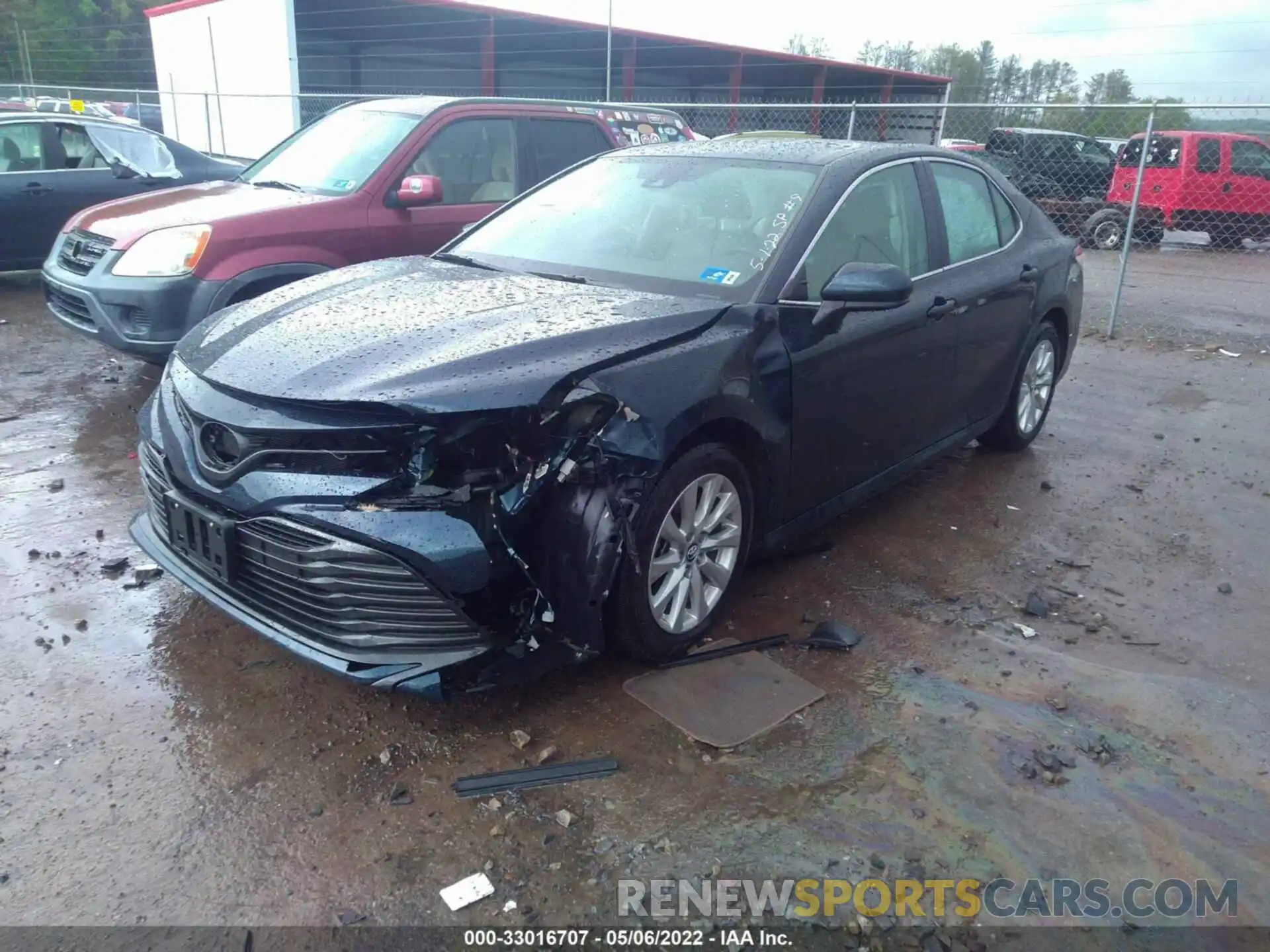 2 Photograph of a damaged car 4T1B11HKXKU785944 TOYOTA CAMRY 2019