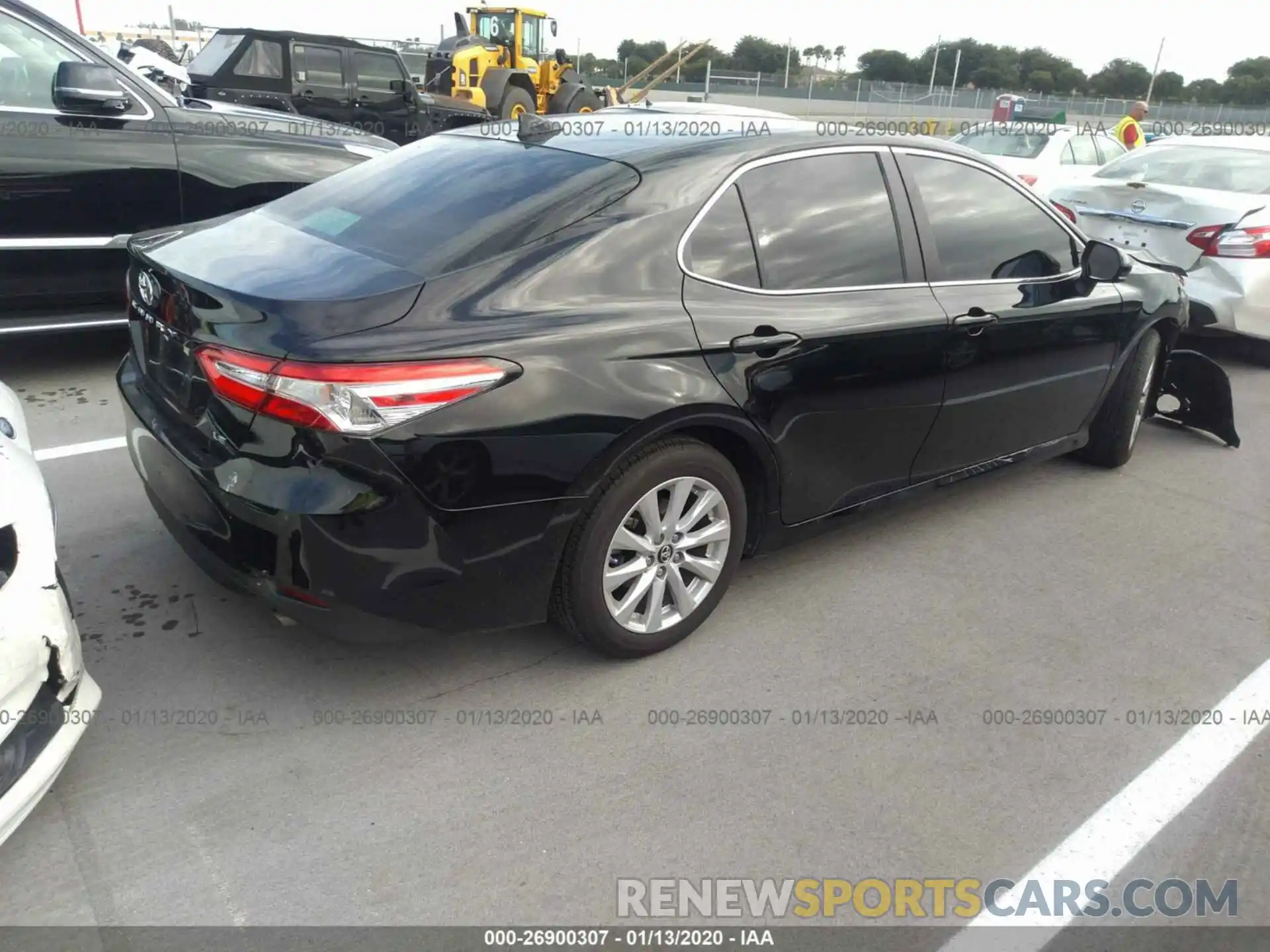 4 Фотография поврежденного автомобиля 4T1B11HKXKU787516 TOYOTA CAMRY 2019