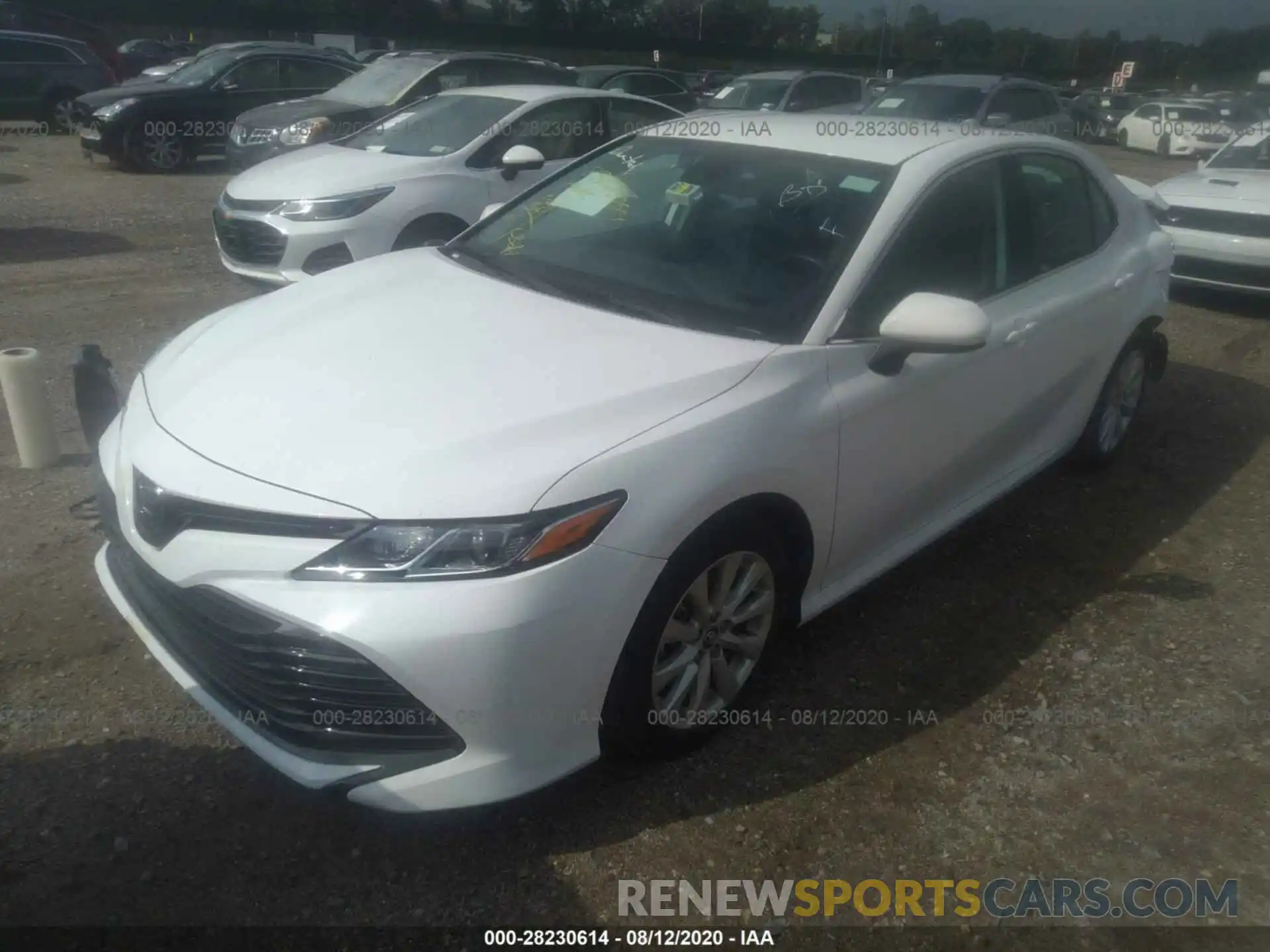 2 Photograph of a damaged car 4T1B11HKXKU787595 TOYOTA CAMRY 2019