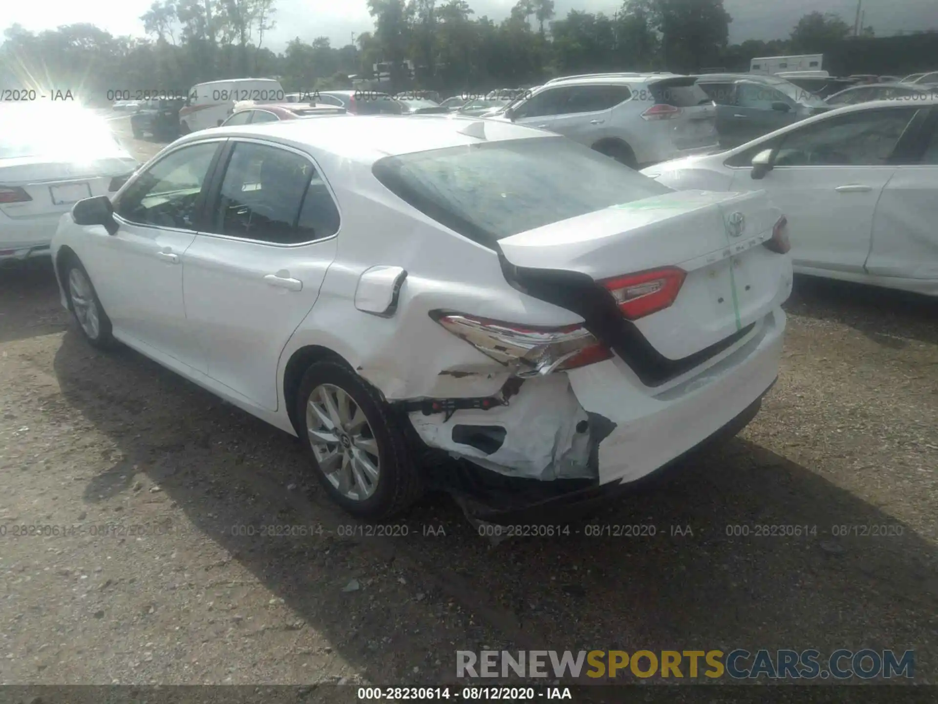 3 Photograph of a damaged car 4T1B11HKXKU787595 TOYOTA CAMRY 2019