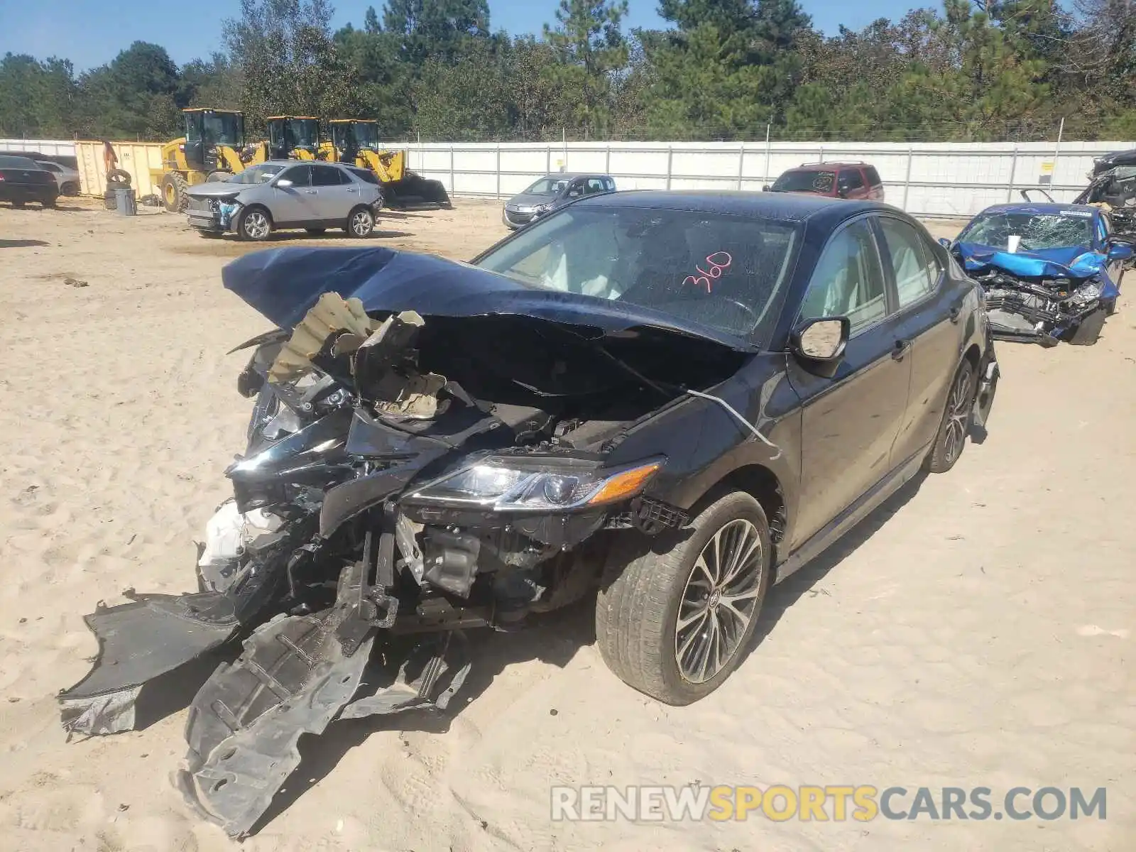 2 Photograph of a damaged car 4T1B11HKXKU788469 TOYOTA CAMRY 2019