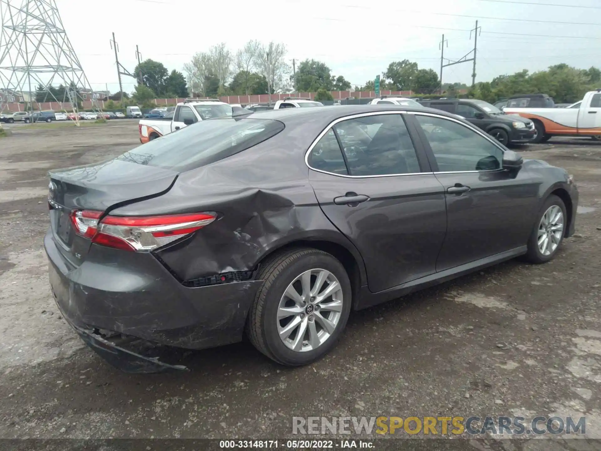 4 Photograph of a damaged car 4T1B11HKXKU791792 TOYOTA CAMRY 2019