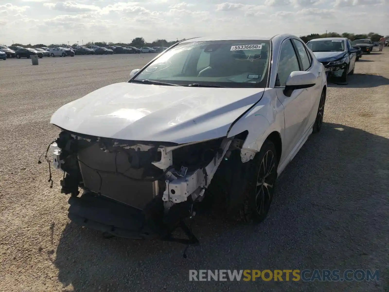 2 Photograph of a damaged car 4T1B11HKXKU791825 TOYOTA CAMRY 2019