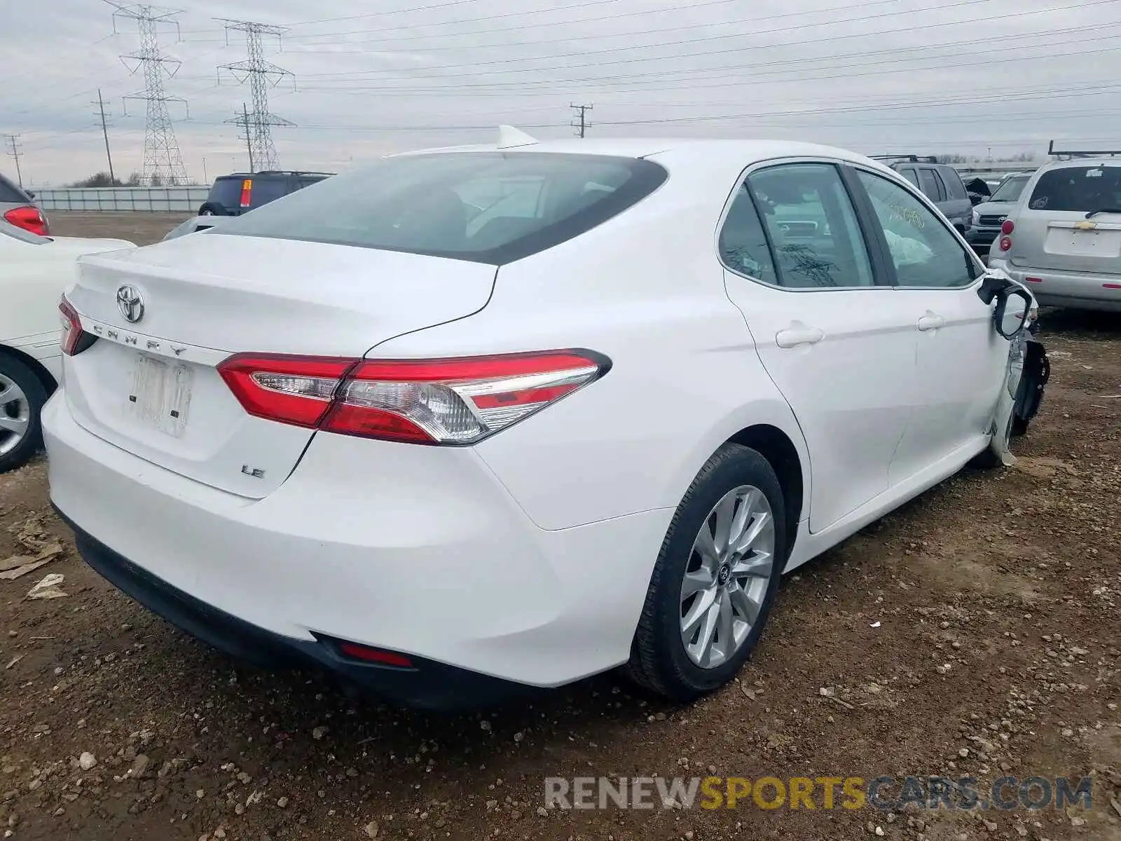 4 Фотография поврежденного автомобиля 4T1B11HKXKU794076 TOYOTA CAMRY 2019