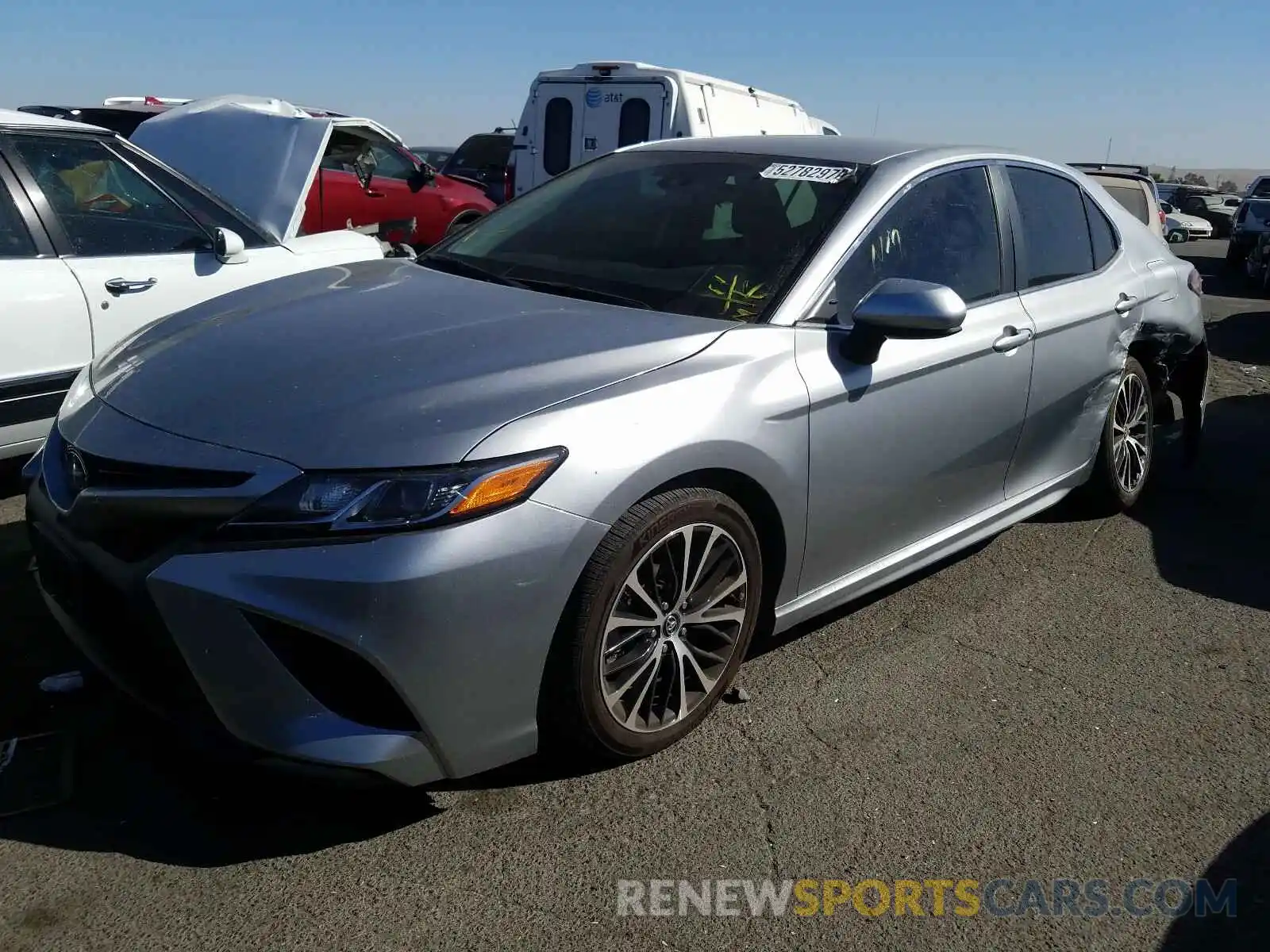 2 Photograph of a damaged car 4T1B11HKXKU794482 TOYOTA CAMRY 2019