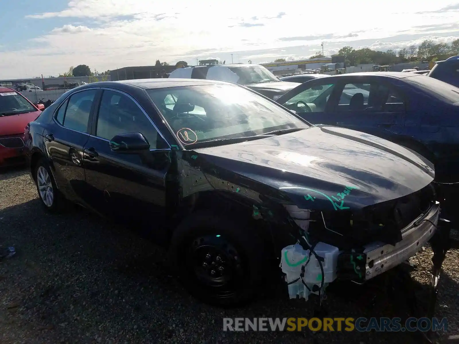 1 Photograph of a damaged car 4T1B11HKXKU794756 TOYOTA CAMRY 2019