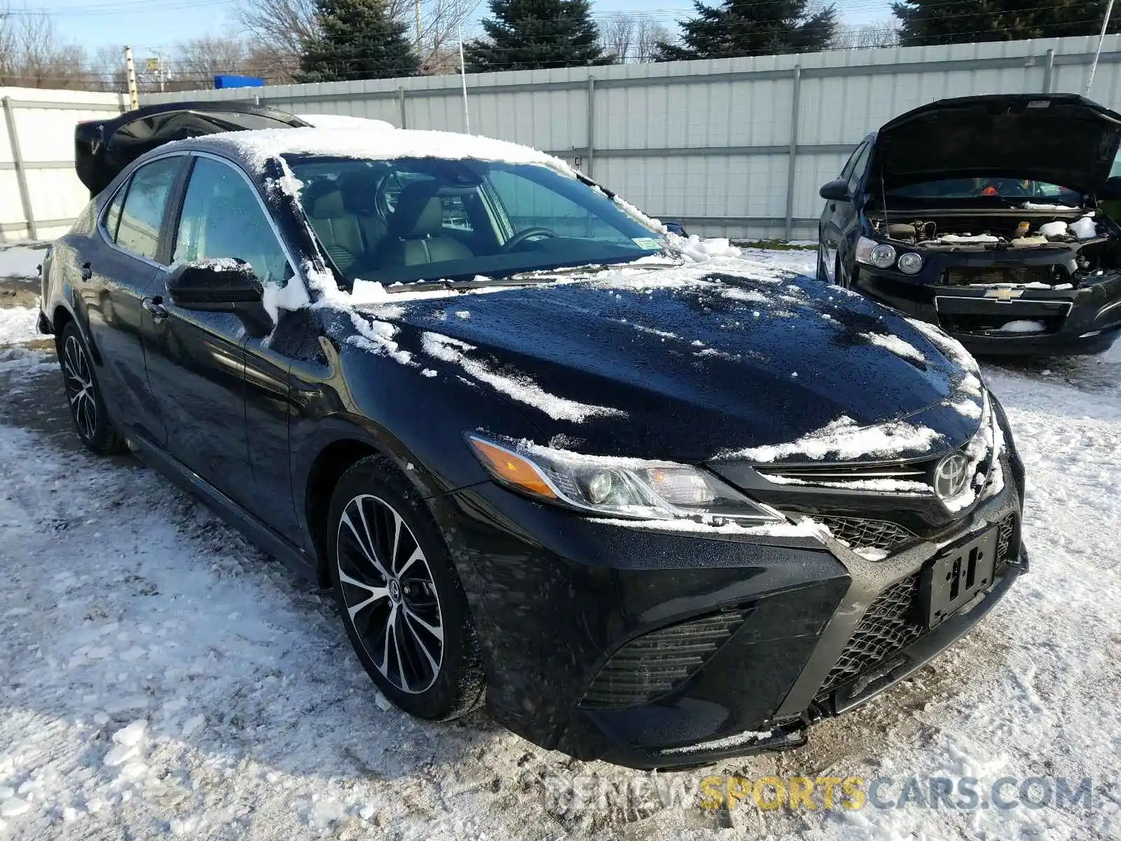 1 Photograph of a damaged car 4T1B11HKXKU797768 TOYOTA CAMRY 2019