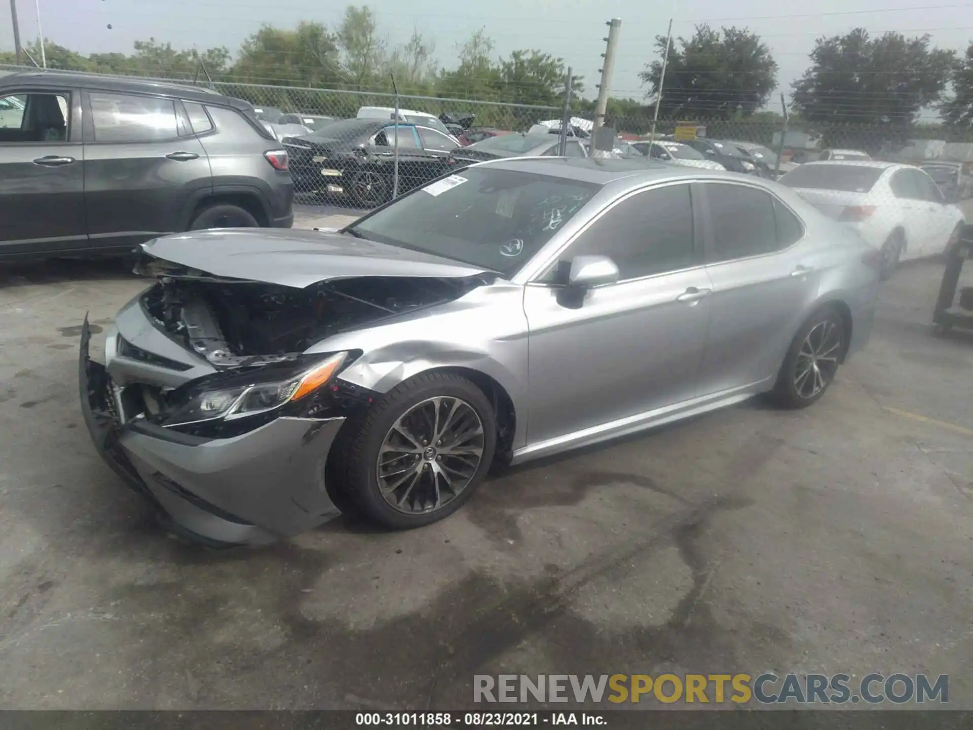 2 Photograph of a damaged car 4T1B11HKXKU803536 TOYOTA CAMRY 2019