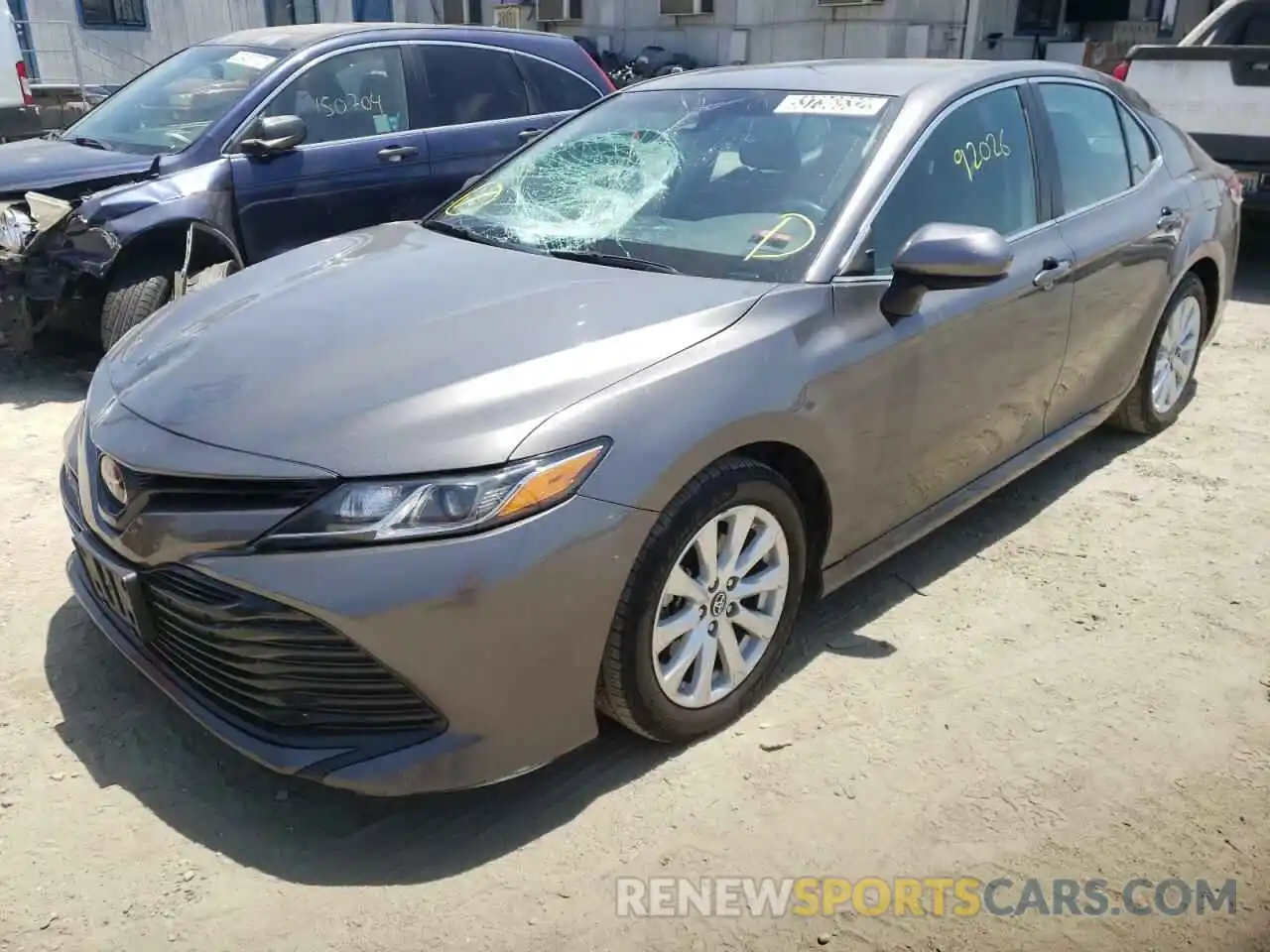 2 Photograph of a damaged car 4T1B11HKXKU804895 TOYOTA CAMRY 2019