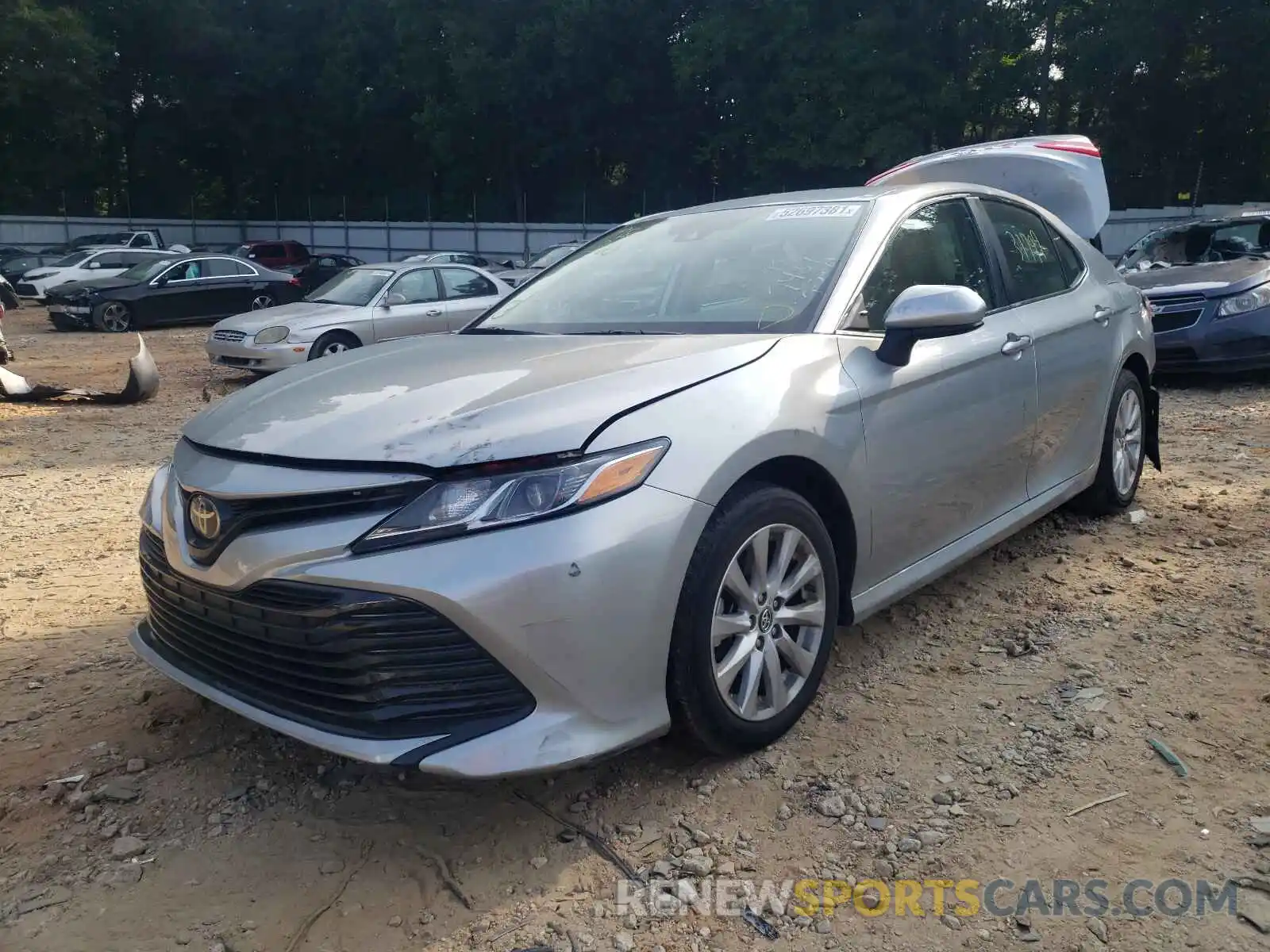 2 Photograph of a damaged car 4T1B11HKXKU807487 TOYOTA CAMRY 2019