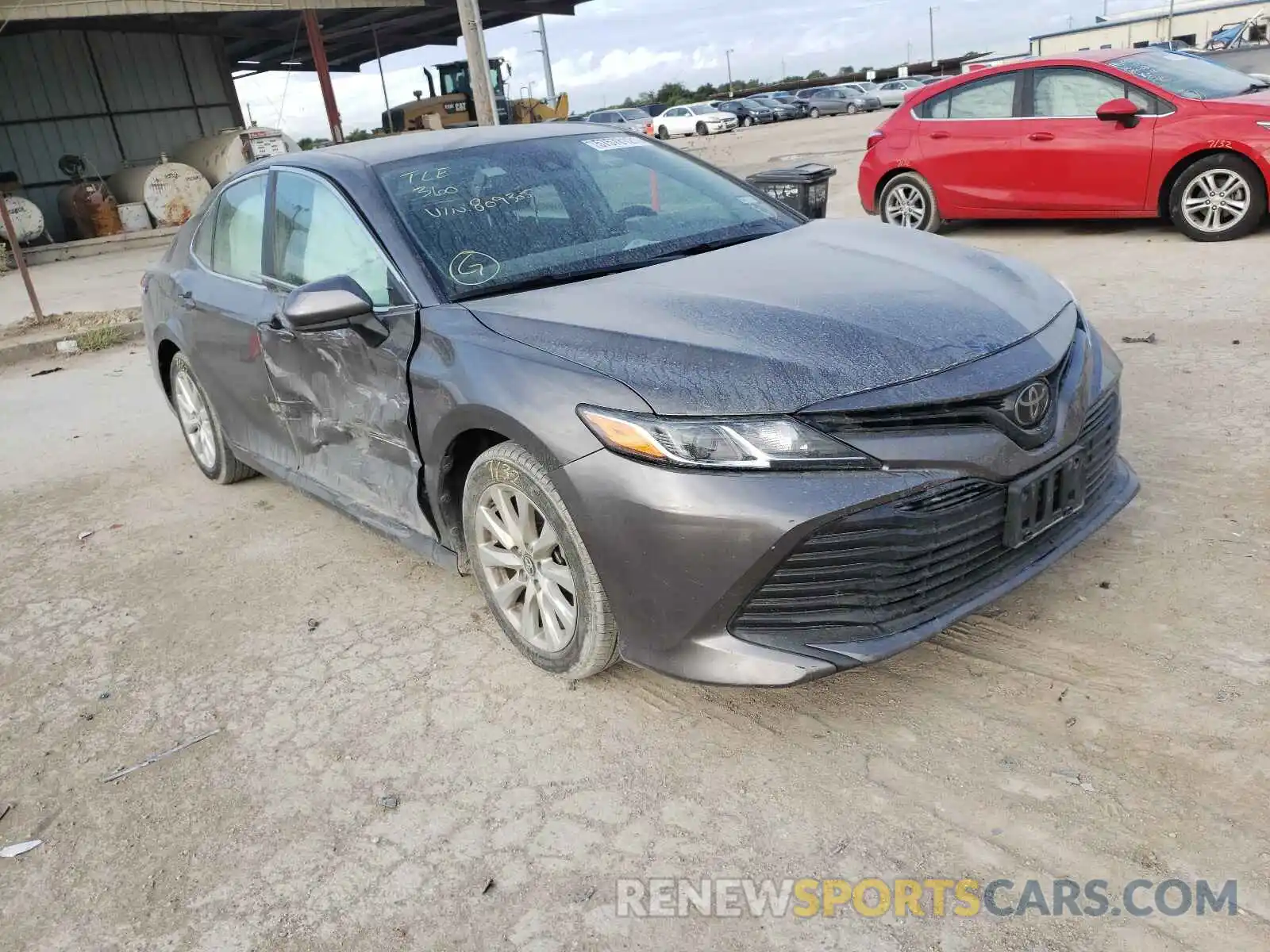 1 Photograph of a damaged car 4T1B11HKXKU809305 TOYOTA CAMRY 2019