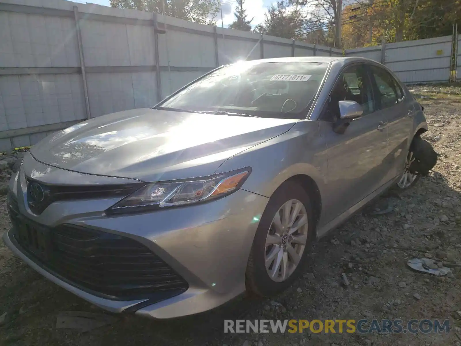 2 Photograph of a damaged car 4T1B11HKXKU811765 TOYOTA CAMRY 2019