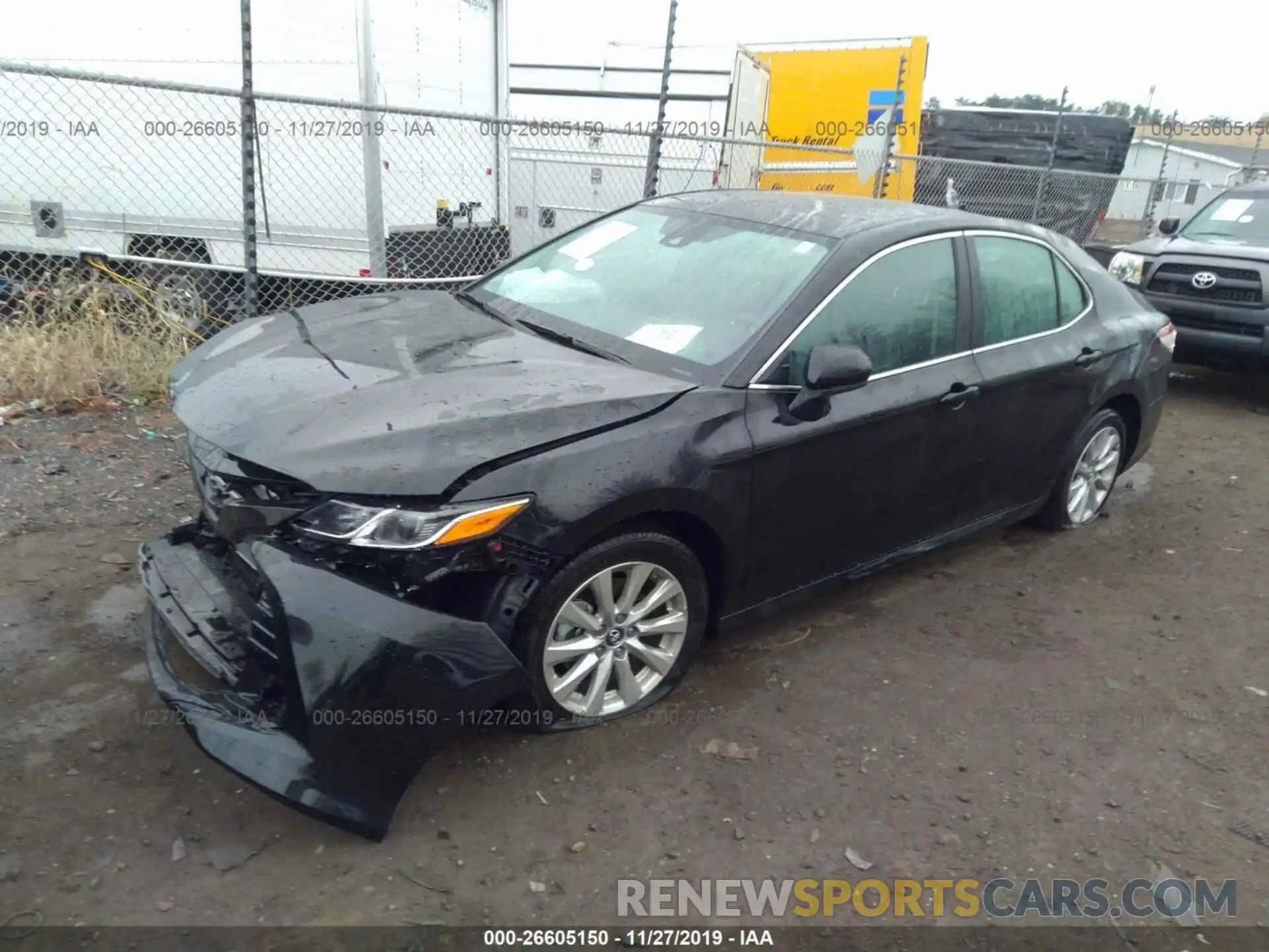 2 Photograph of a damaged car 4T1B11HKXKU814455 TOYOTA CAMRY 2019