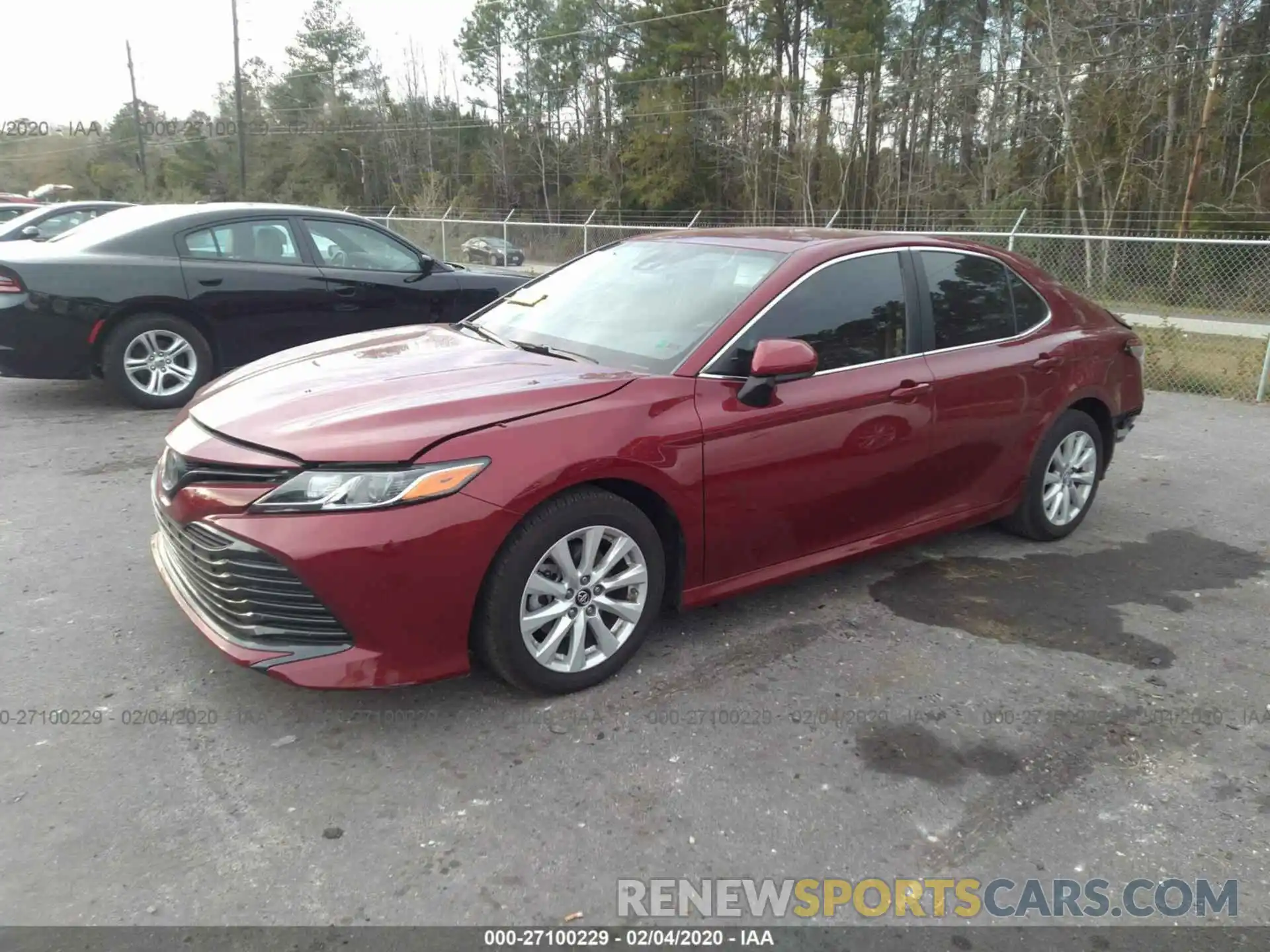 2 Photograph of a damaged car 4T1B11HKXKU815640 TOYOTA CAMRY 2019