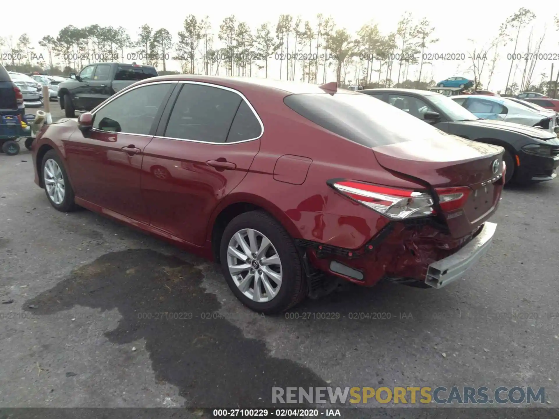 3 Photograph of a damaged car 4T1B11HKXKU815640 TOYOTA CAMRY 2019