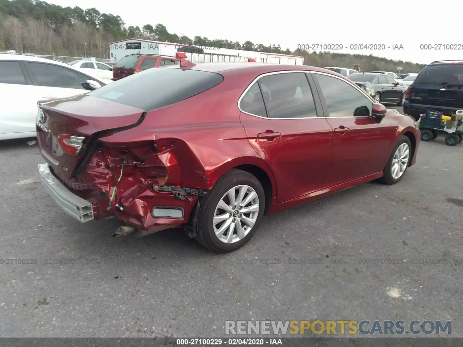 4 Photograph of a damaged car 4T1B11HKXKU815640 TOYOTA CAMRY 2019