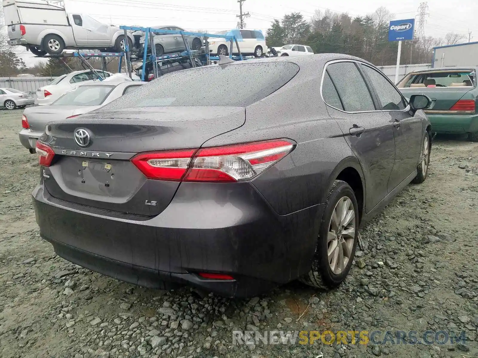 4 Фотография поврежденного автомобиля 4T1B11HKXKU816240 TOYOTA CAMRY 2019