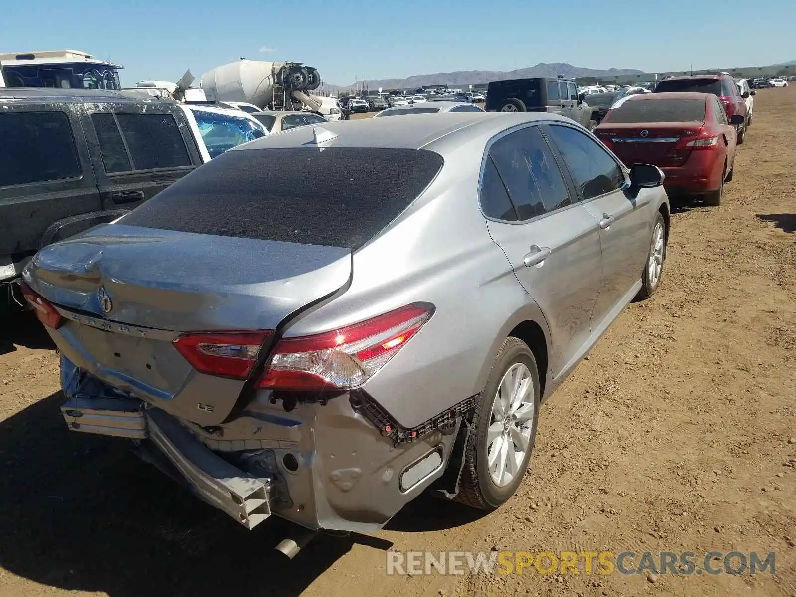 4 Photograph of a damaged car 4T1B11HKXKU816951 TOYOTA CAMRY 2019