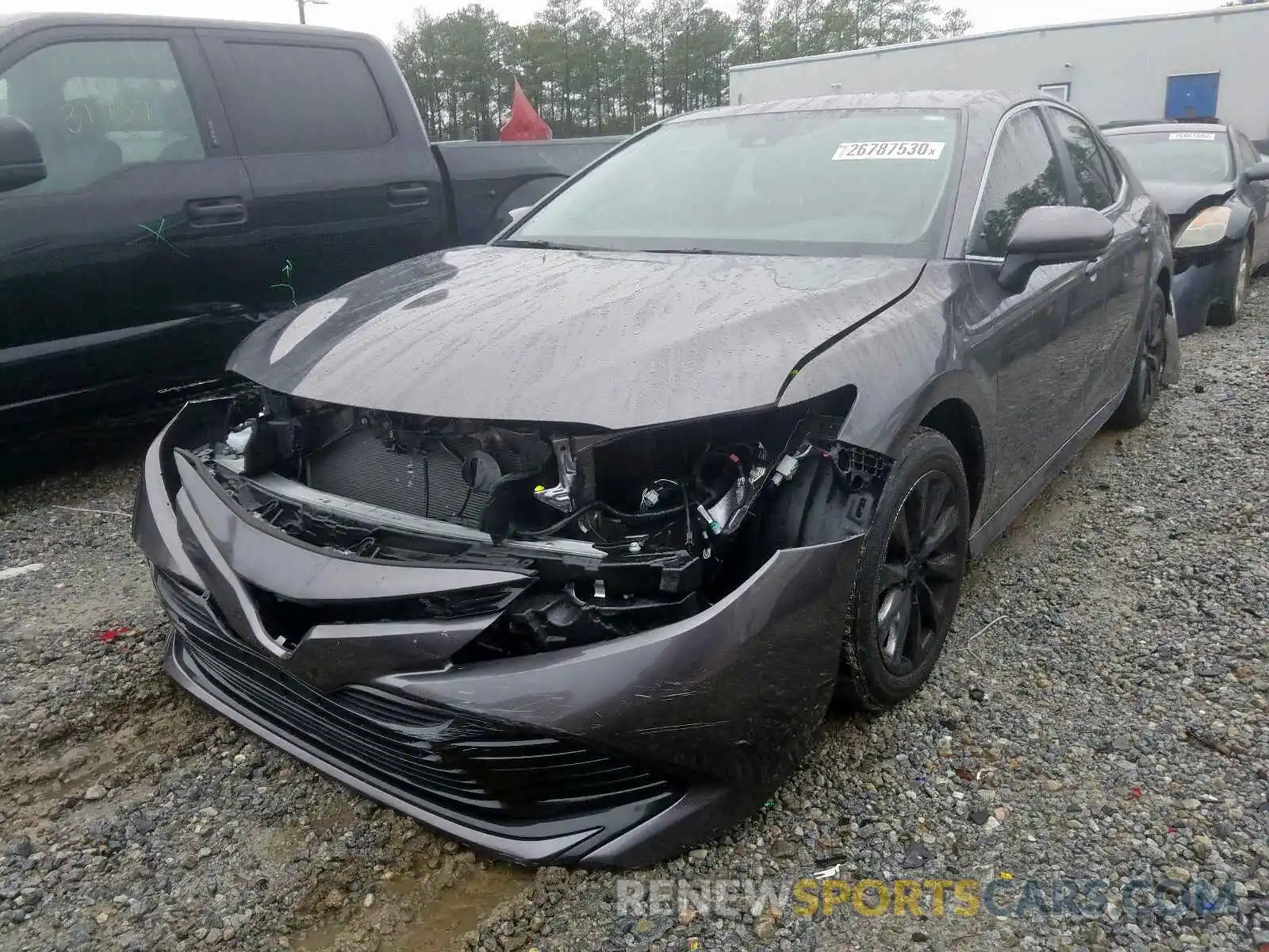 2 Photograph of a damaged car 4T1B11HKXKU818585 TOYOTA CAMRY 2019