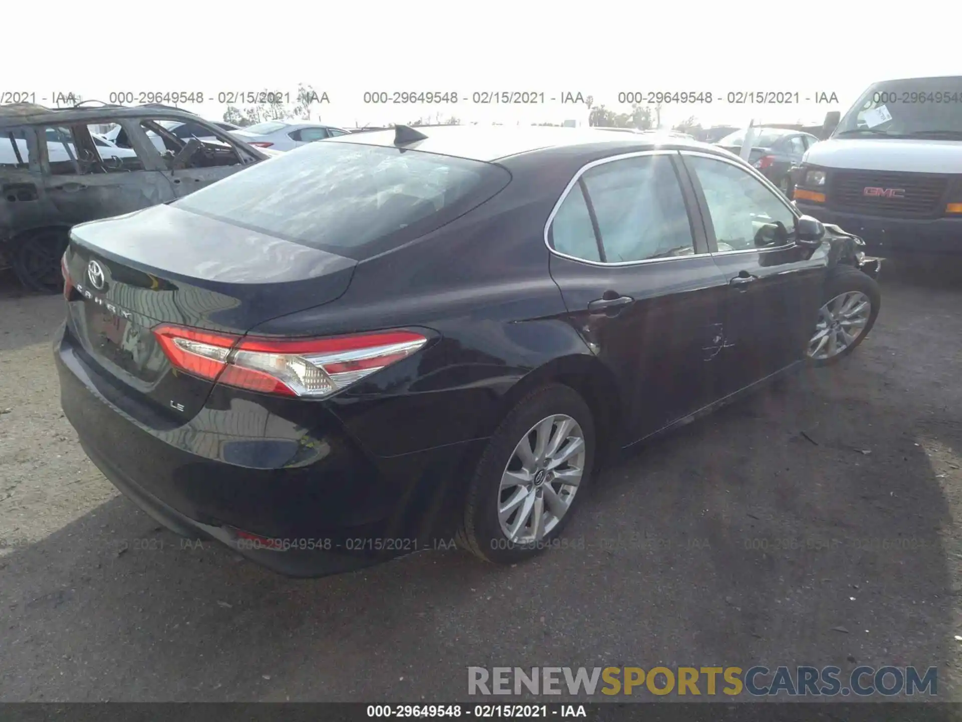 4 Фотография поврежденного автомобиля 4T1B11HKXKU820594 TOYOTA CAMRY 2019