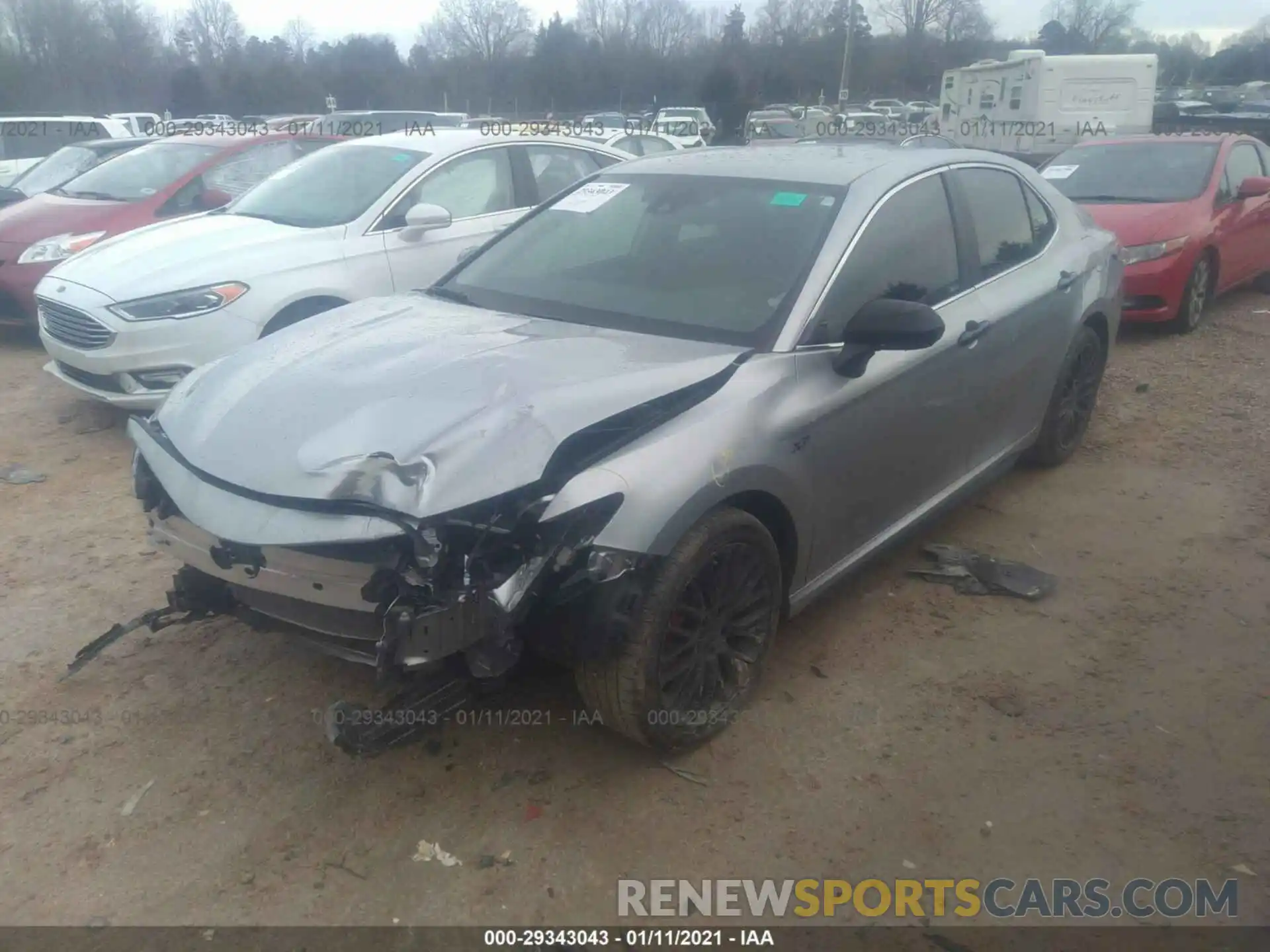 2 Photograph of a damaged car 4T1B11HKXKU821261 TOYOTA CAMRY 2019