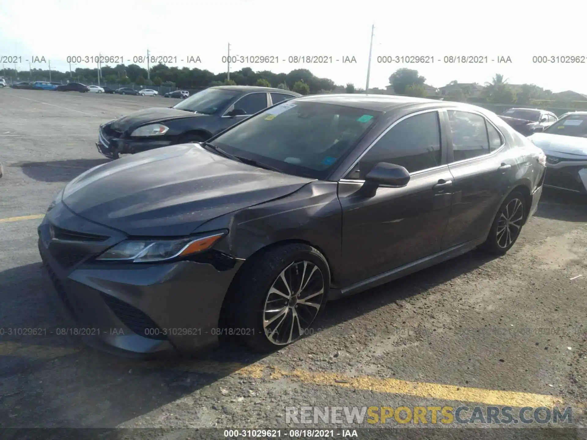 2 Photograph of a damaged car 4T1B11HKXKU821678 TOYOTA CAMRY 2019