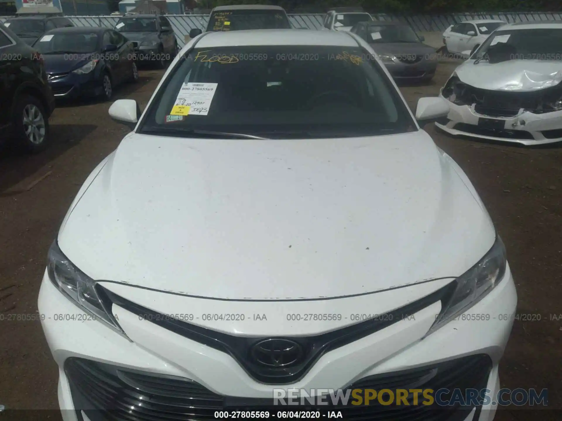 6 Photograph of a damaged car 4T1B11HKXKU825097 TOYOTA CAMRY 2019