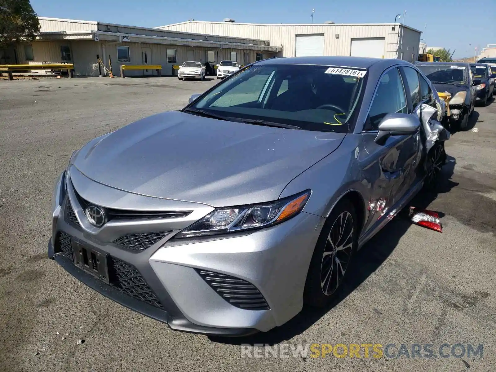 2 Photograph of a damaged car 4T1B11HKXKU831806 TOYOTA CAMRY 2019