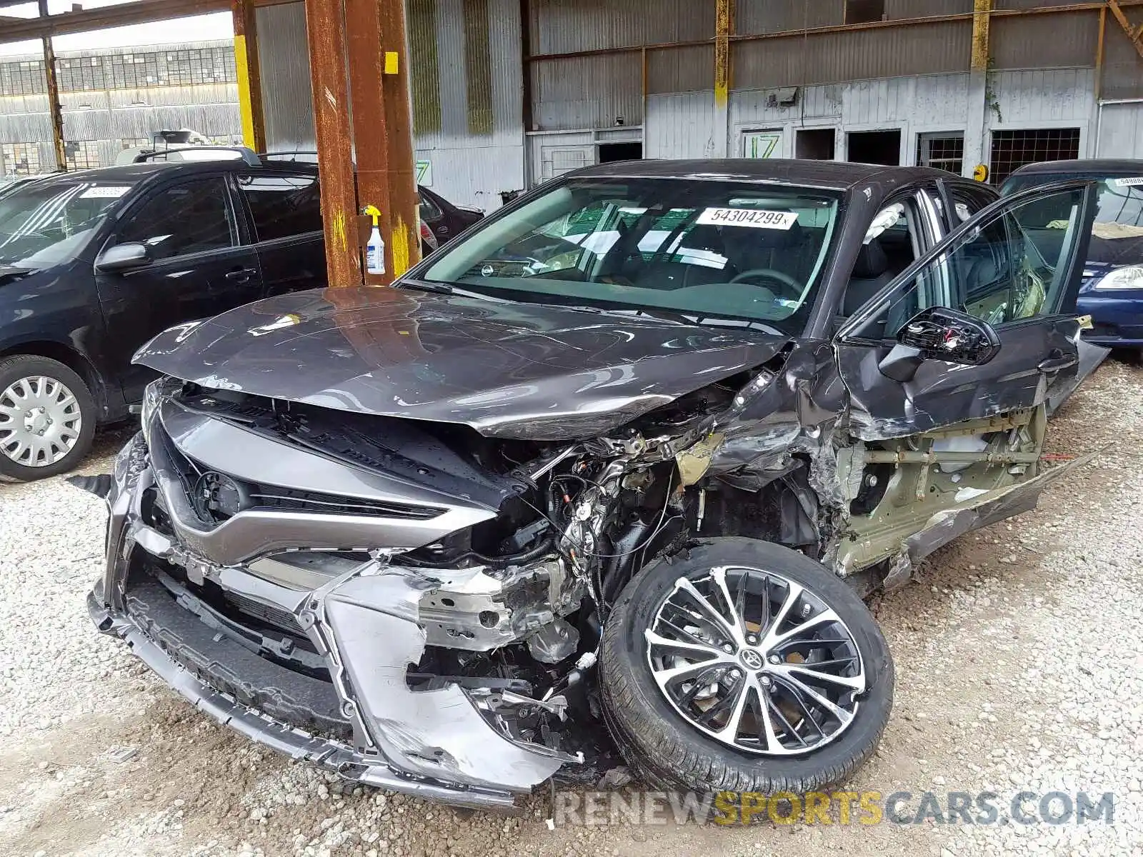 2 Photograph of a damaged car 4T1B11HKXKU836472 TOYOTA CAMRY 2019