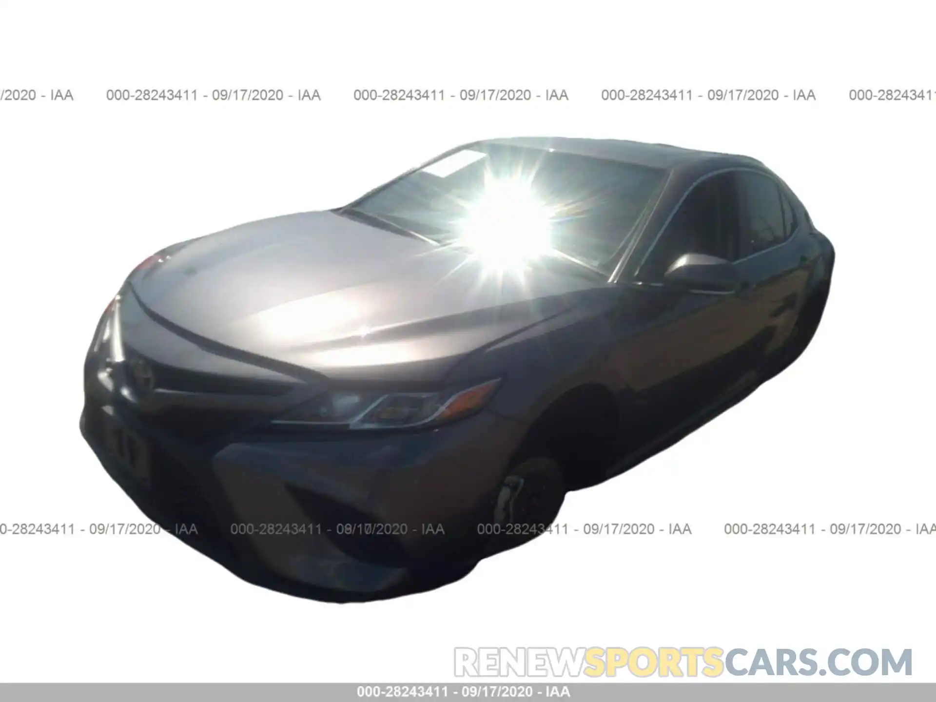 2 Photograph of a damaged car 4T1B11HKXKU838822 TOYOTA CAMRY 2019