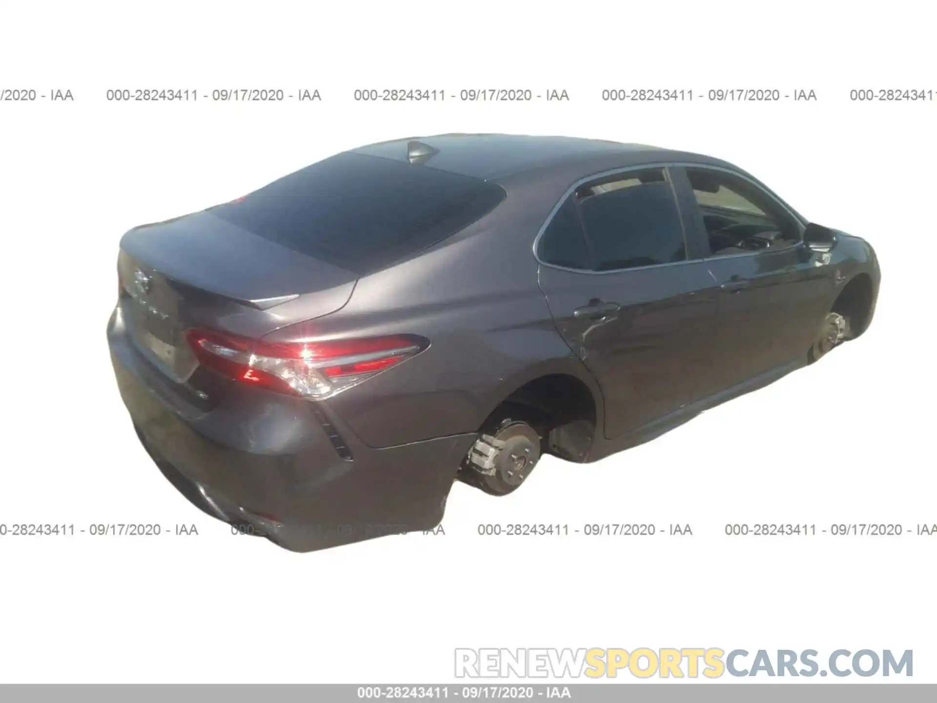 4 Фотография поврежденного автомобиля 4T1B11HKXKU838822 TOYOTA CAMRY 2019