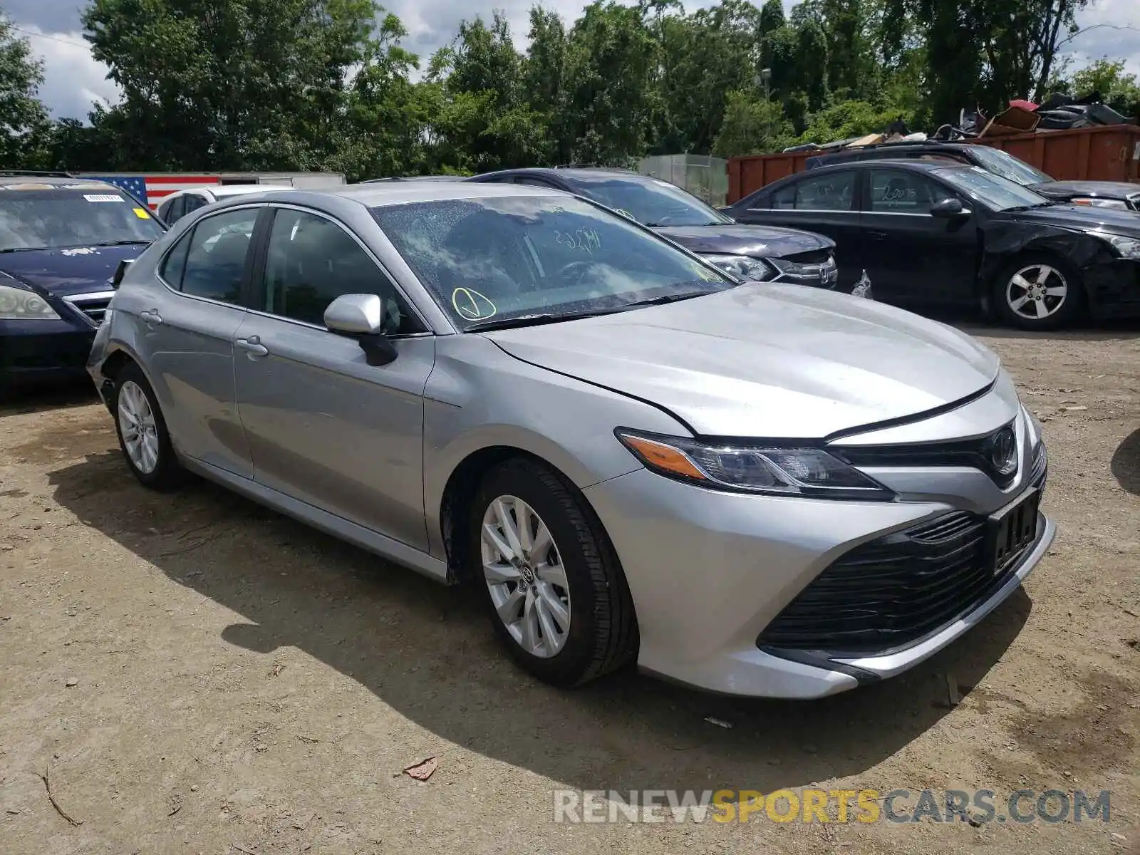 1 Photograph of a damaged car 4T1B11HKXKU839713 TOYOTA CAMRY 2019