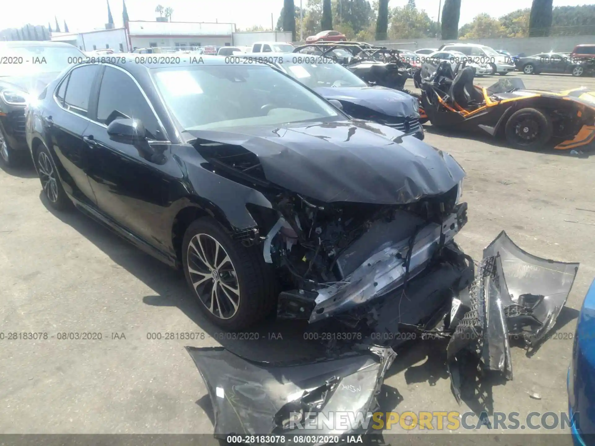 1 Photograph of a damaged car 4T1B11HKXKU840778 TOYOTA CAMRY 2019