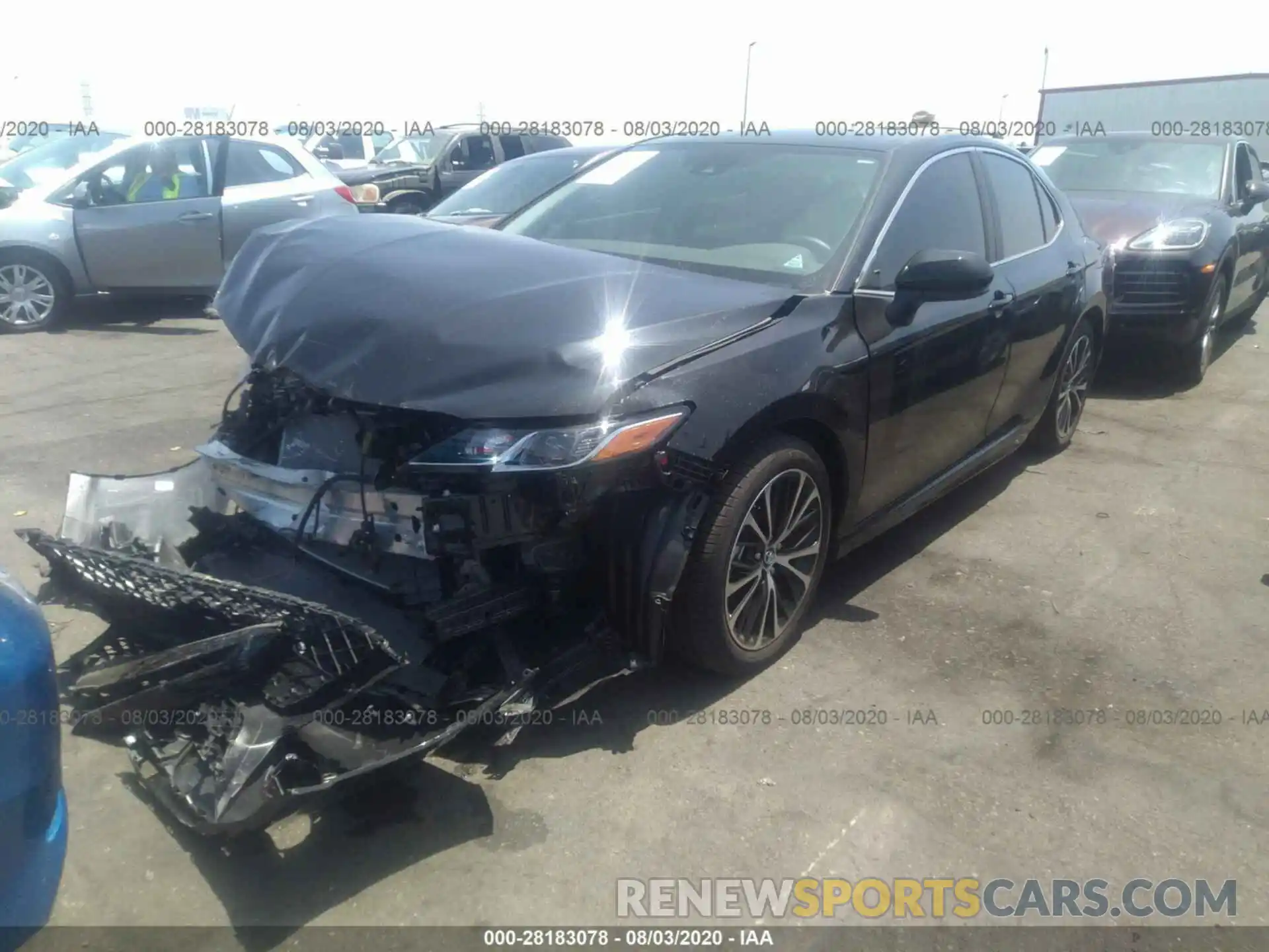 2 Photograph of a damaged car 4T1B11HKXKU840778 TOYOTA CAMRY 2019