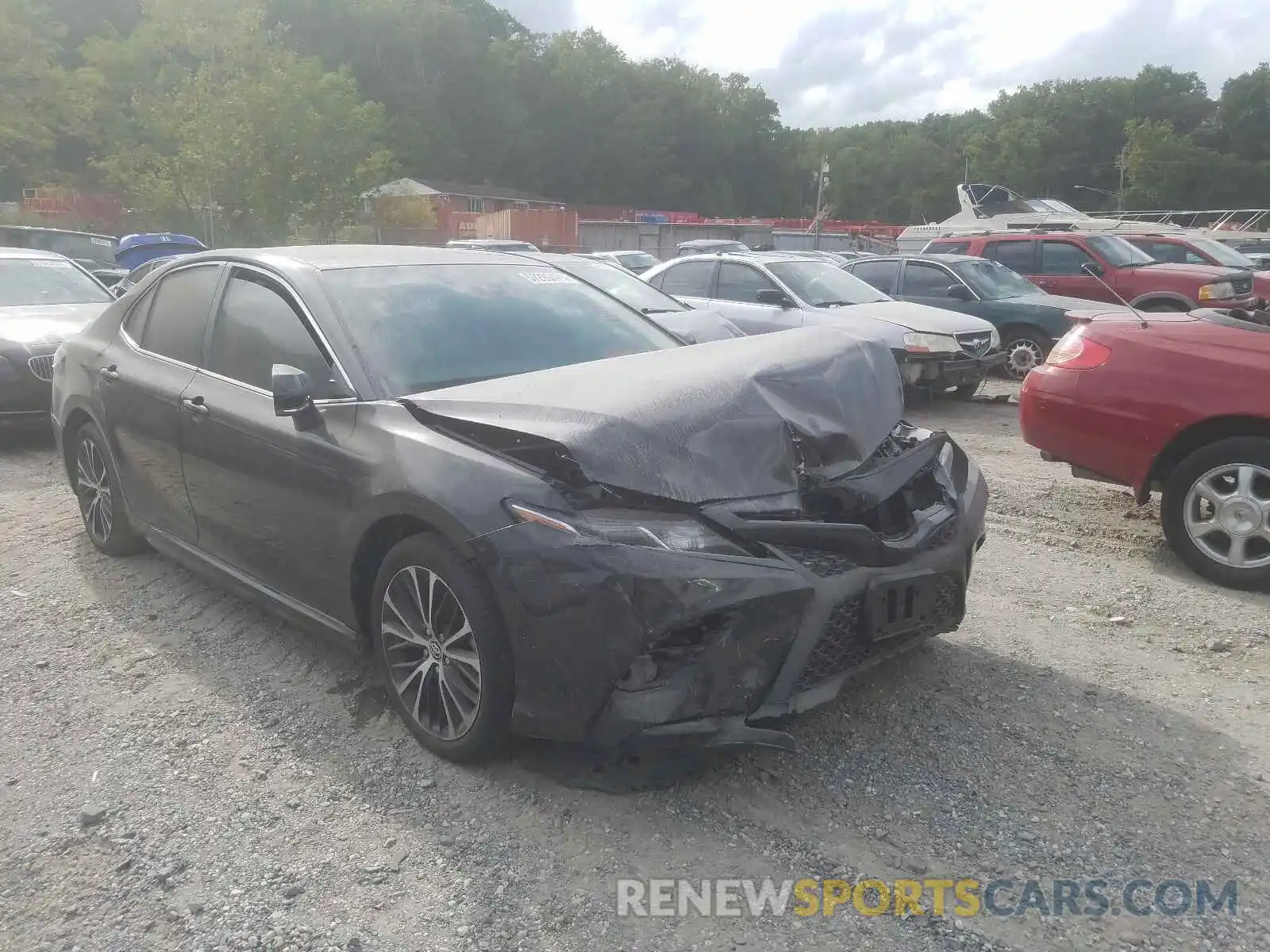 1 Photograph of a damaged car 4T1B11HKXKU841252 TOYOTA CAMRY 2019