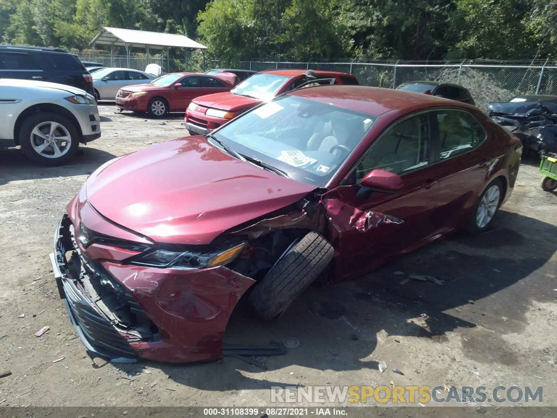 2 Photograph of a damaged car 4T1B11HKXKU847603 TOYOTA CAMRY 2019