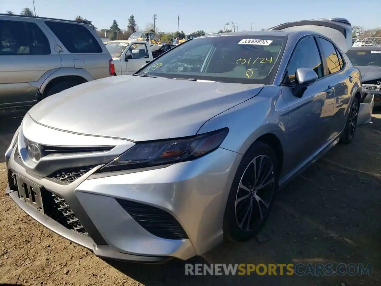 2 Photograph of a damaged car 4T1B11HKXKU848377 TOYOTA CAMRY 2019